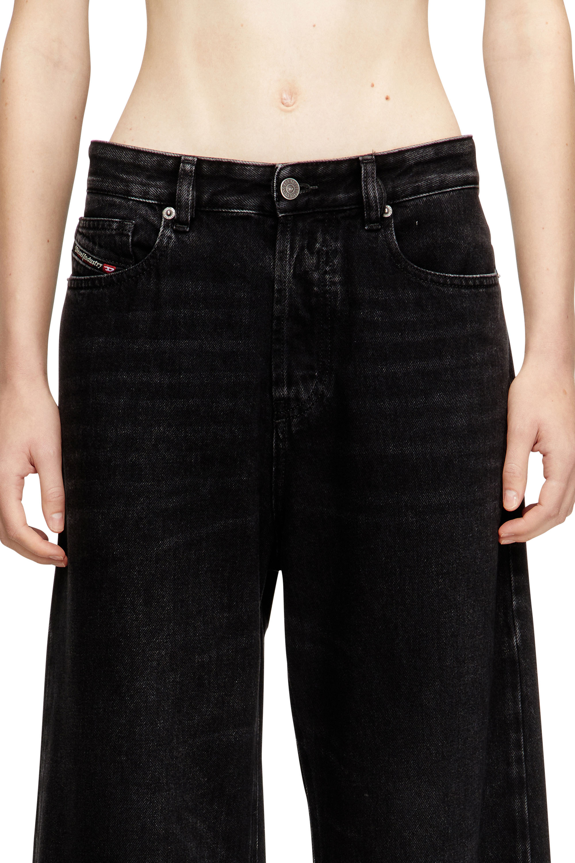 Relaxed Jeans 1996 D-Sire 09P09, Black/Dark grey Diesel - Woman's Relaxed Jeans 1996 D-Sire 09P09, Black/Dark grey - 5