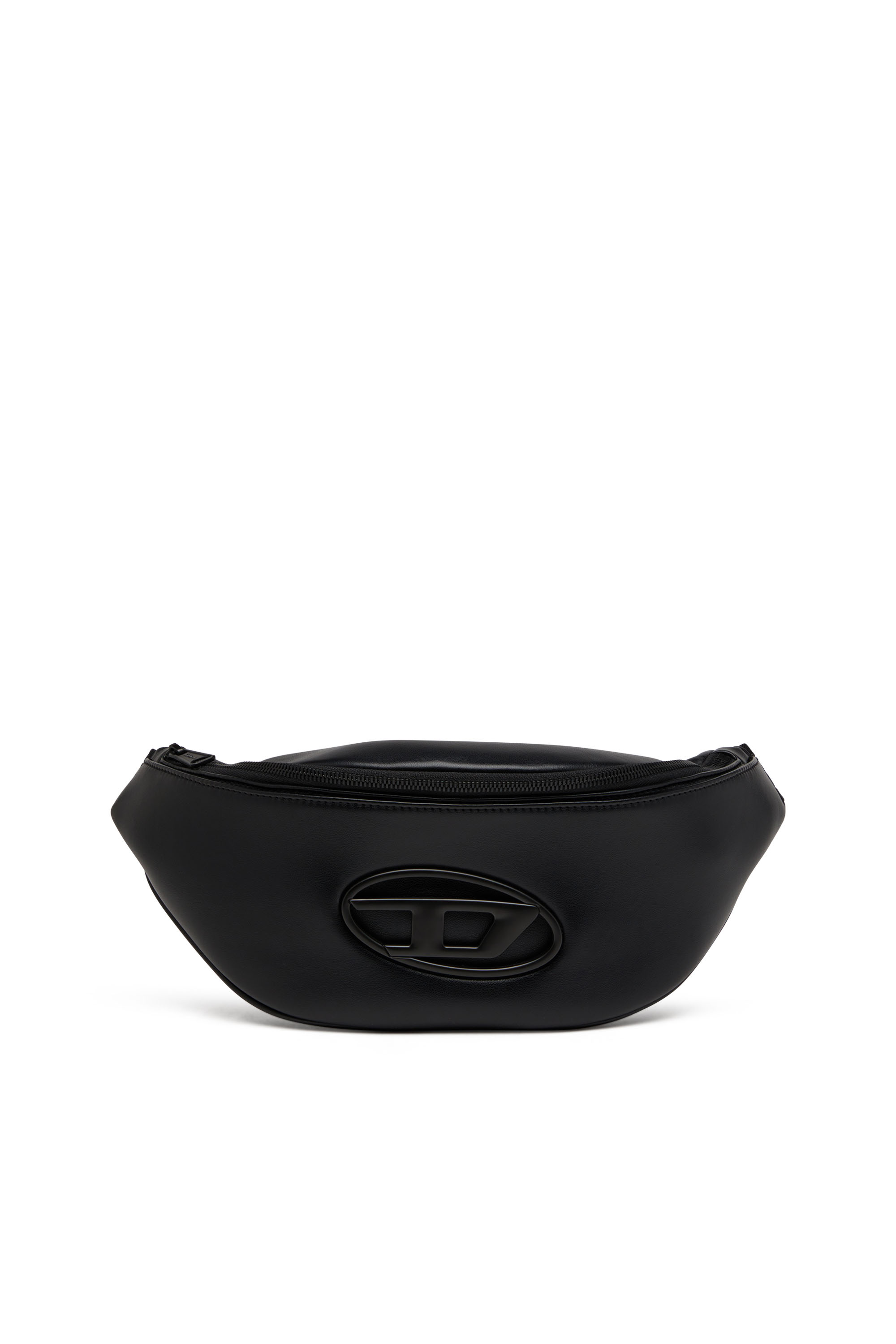 Diesel - HOLI-D BELT BAG M, Man's Belt bag in PU and neoprene in Black - 1