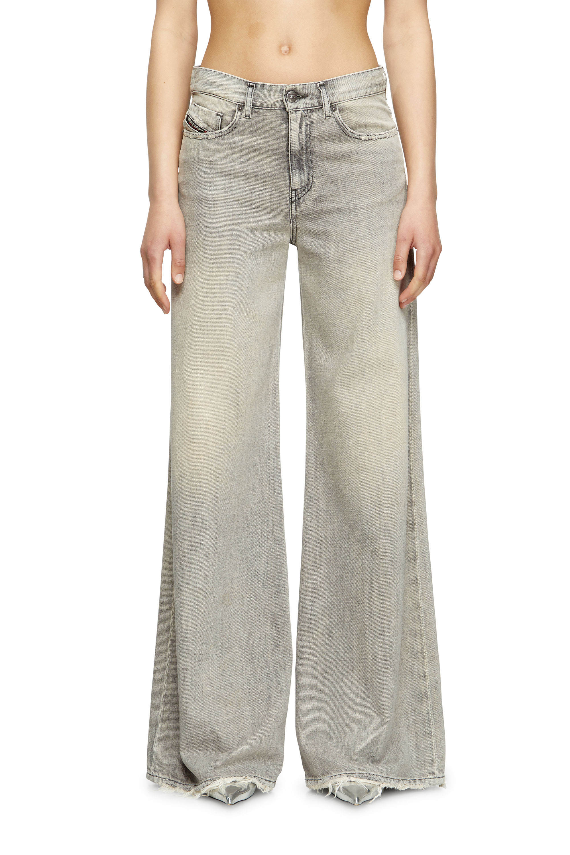 Diesel - Woman's Flare Jeans 1978 D-Akemi 068RU, Grey - 3