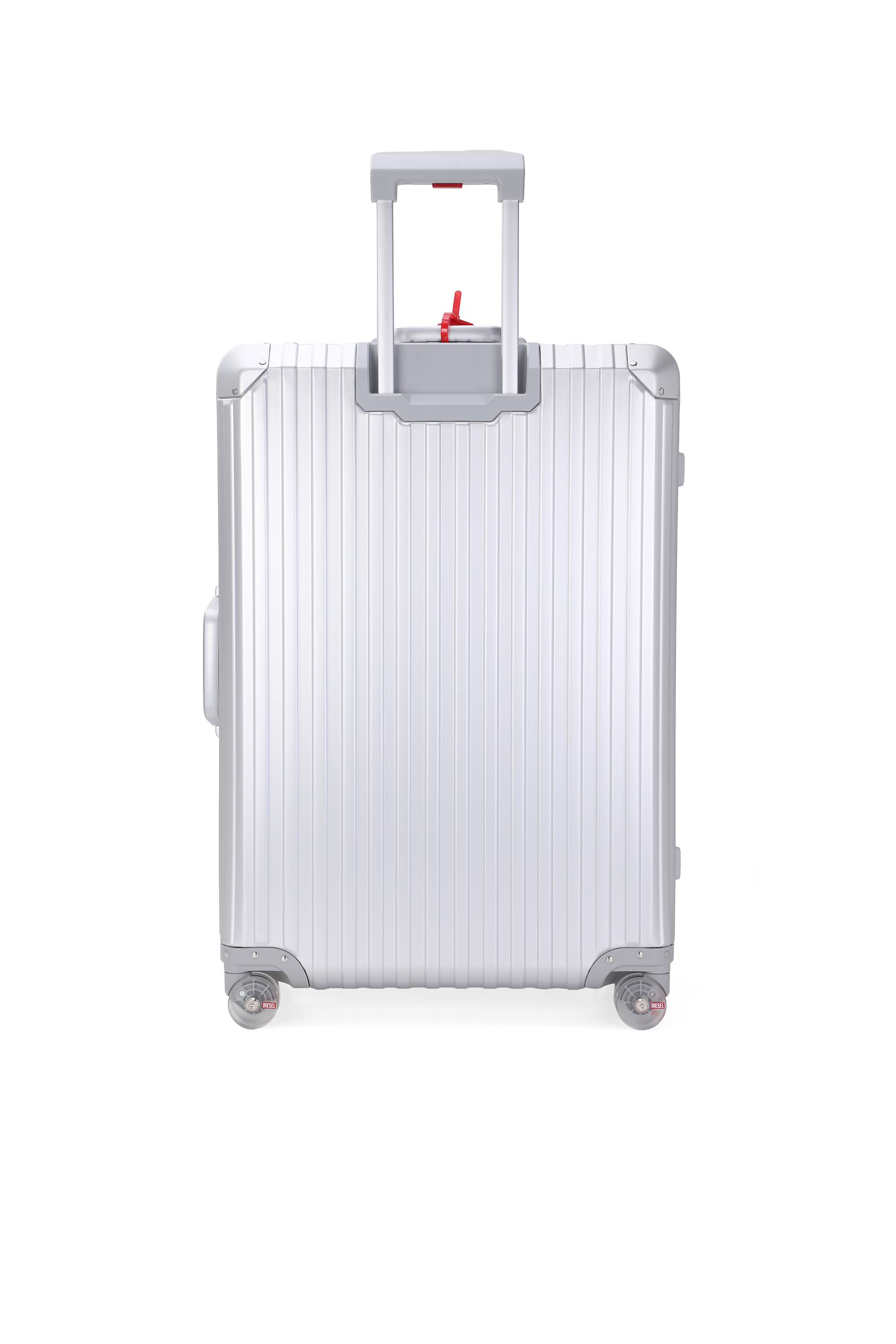 Diesel - DIESEL ALUMINUM TROLLEY- DSL002, Unisex's Aluminum suitcase size L in Silver - 2