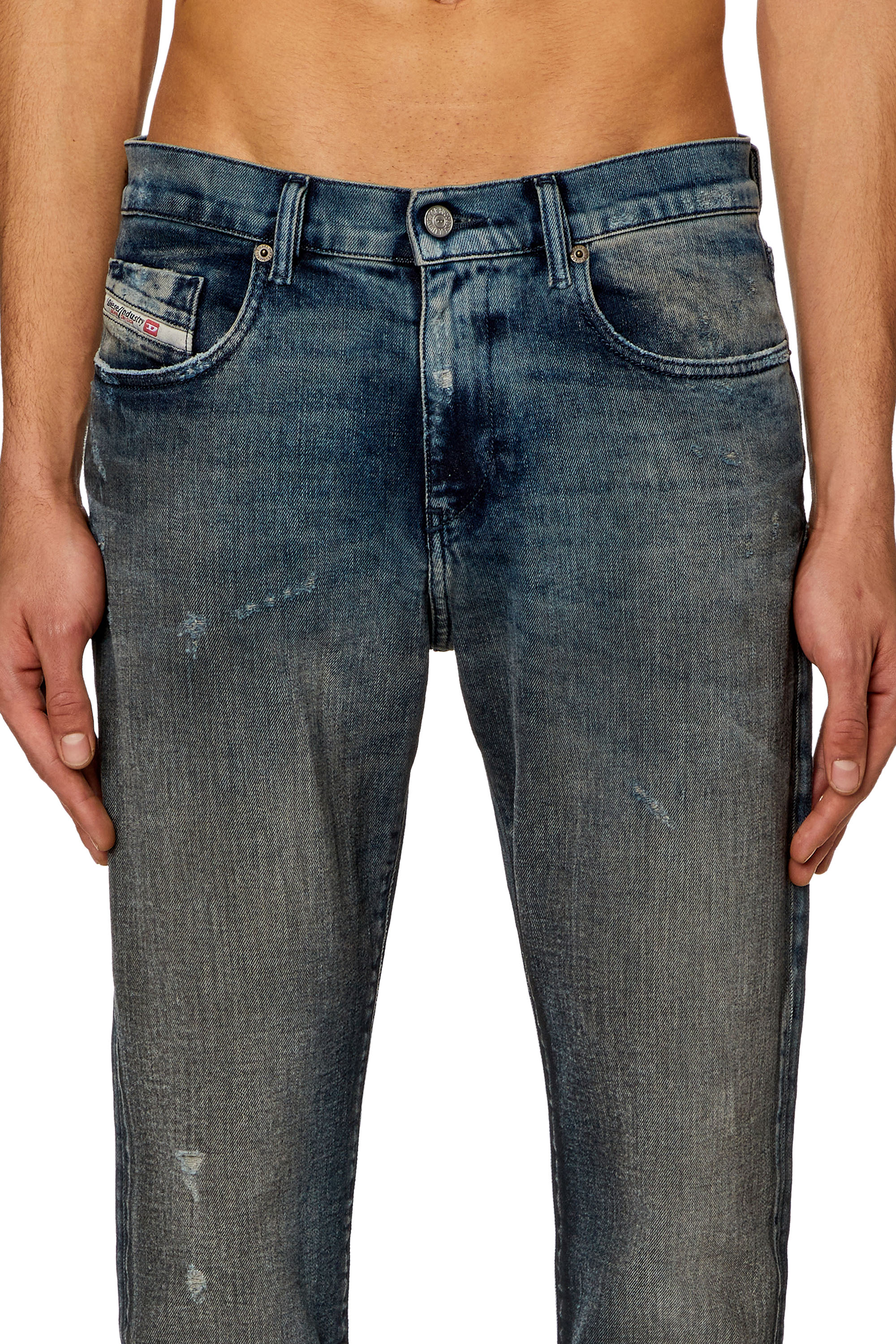 Diesel - Slim Jeans 2019 D-Strukt 09H54, Dark Blue - Image 4