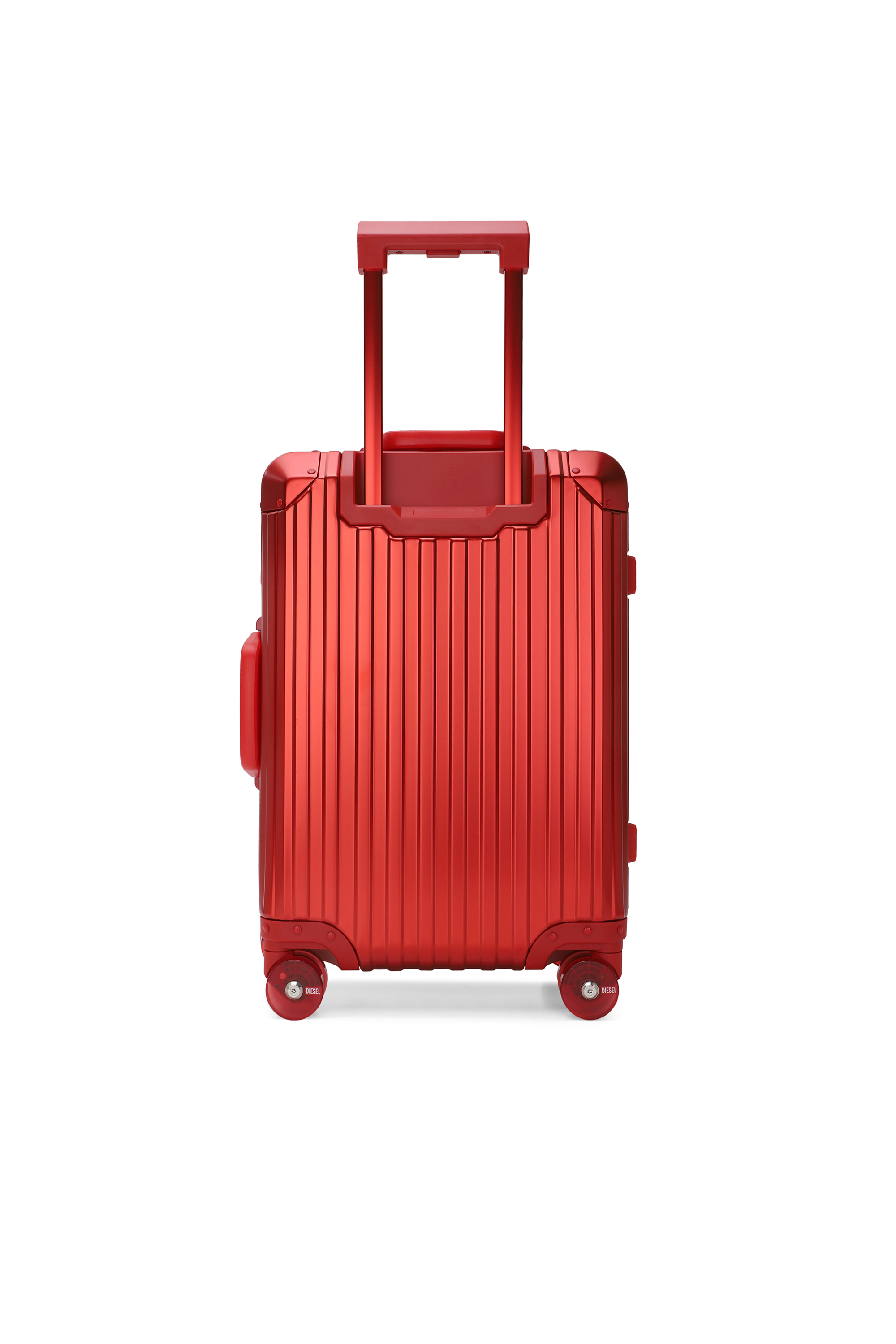 Diesel - DIESEL ALUMINUM TROLLEY- DSL002, Unisex's Aluminum suitcase size S in Red - 2