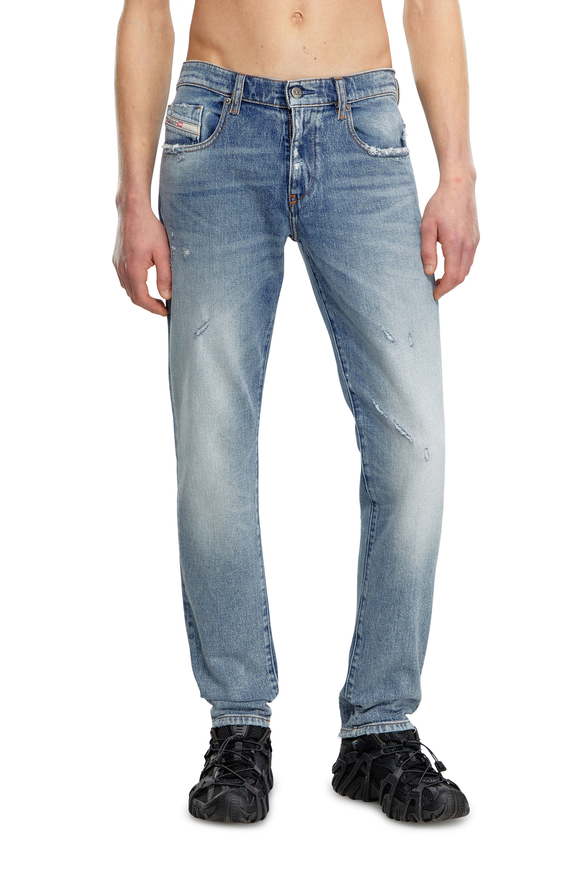 Diesel - Man Slim Jeans 2019 D-Strukt 09J57, Medium blue - Image 1