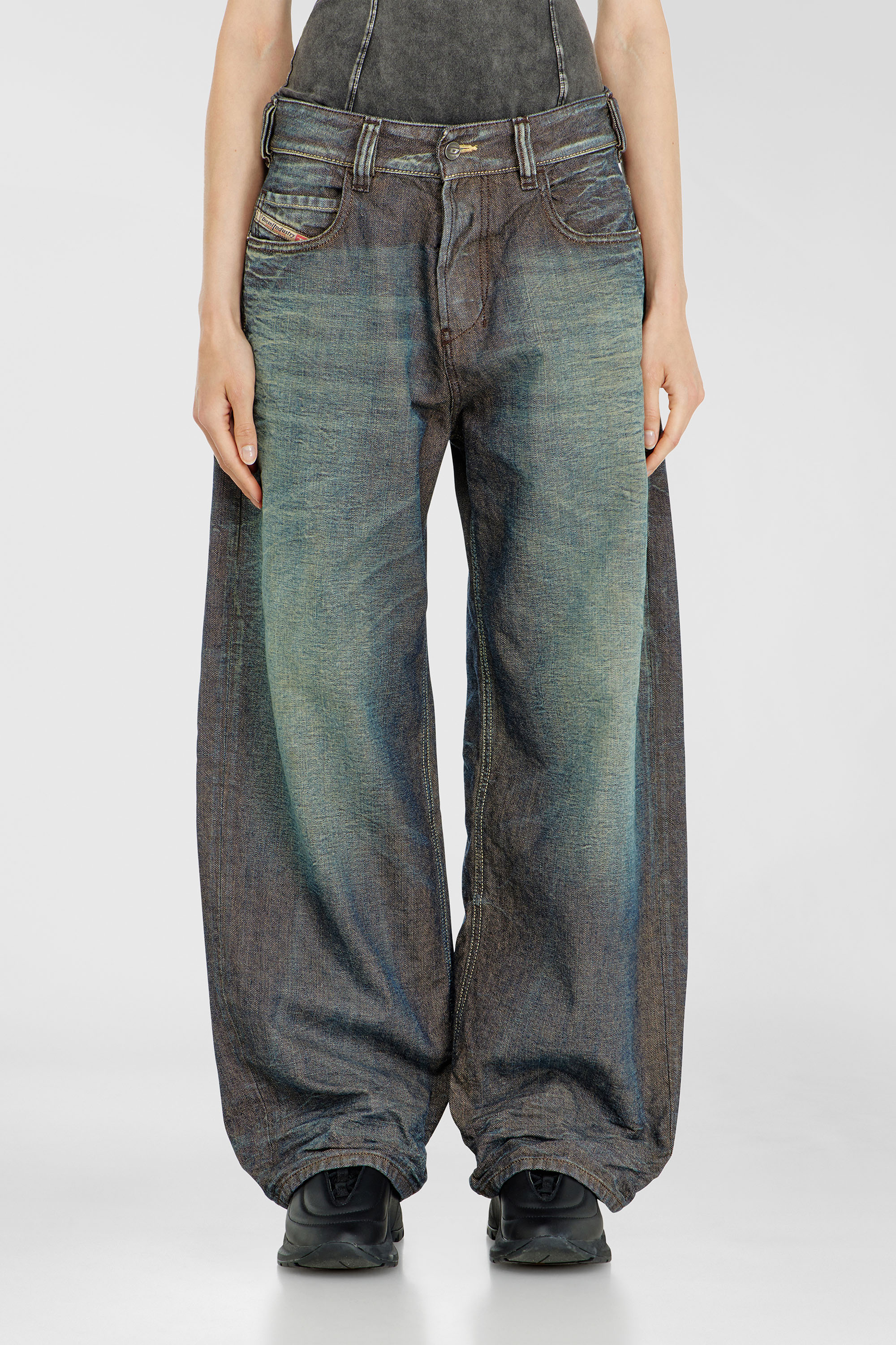 Diesel - Unisex's Relaxed Jeans 1997 D-Enim-M 007EM, Dark Blue - 2