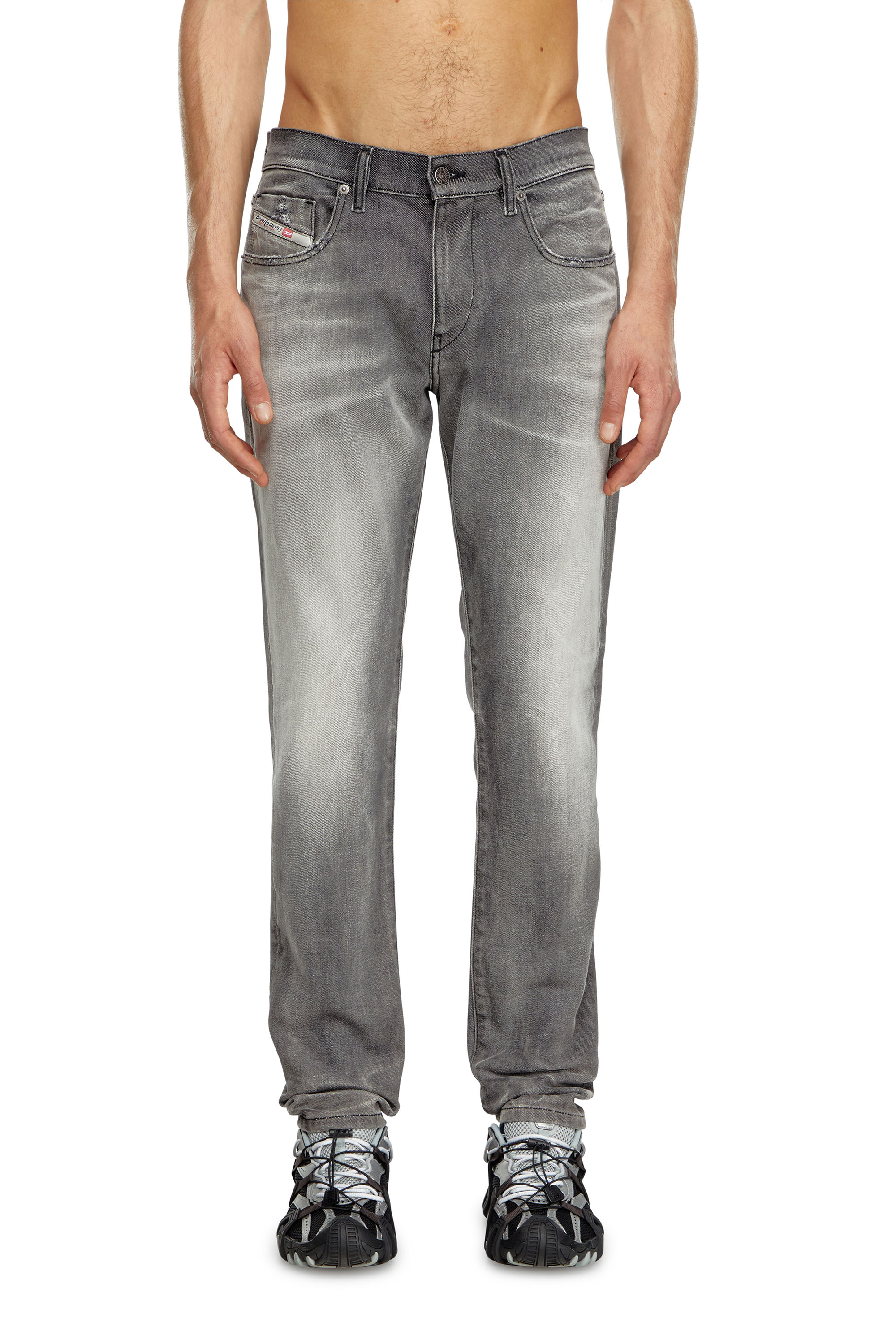Diesel - Man Slim Jeans 2019 D-Strukt 09J58, Dark grey - Image 2