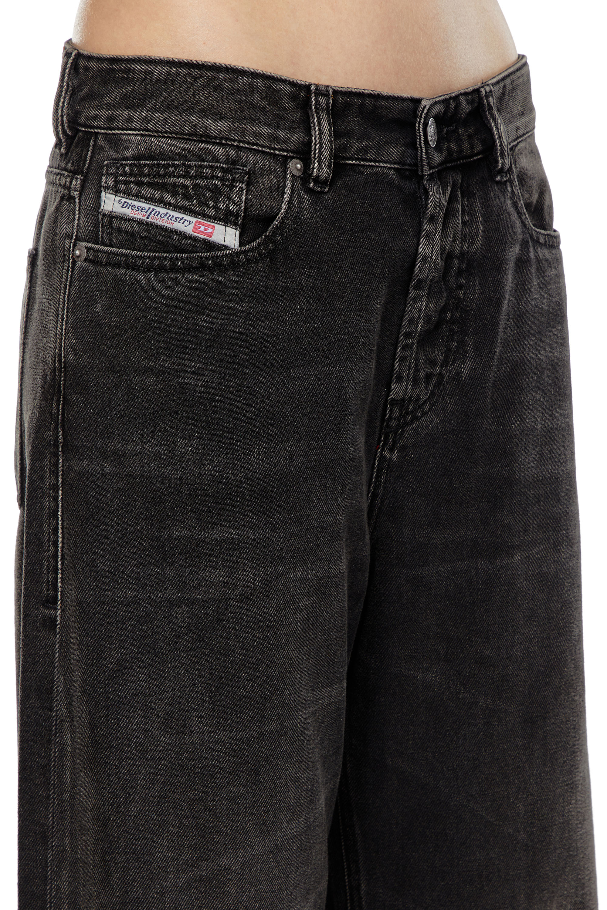 Diesel - Straight Jeans 1996 D-Sire 09J96, Black/Dark grey - Image 3