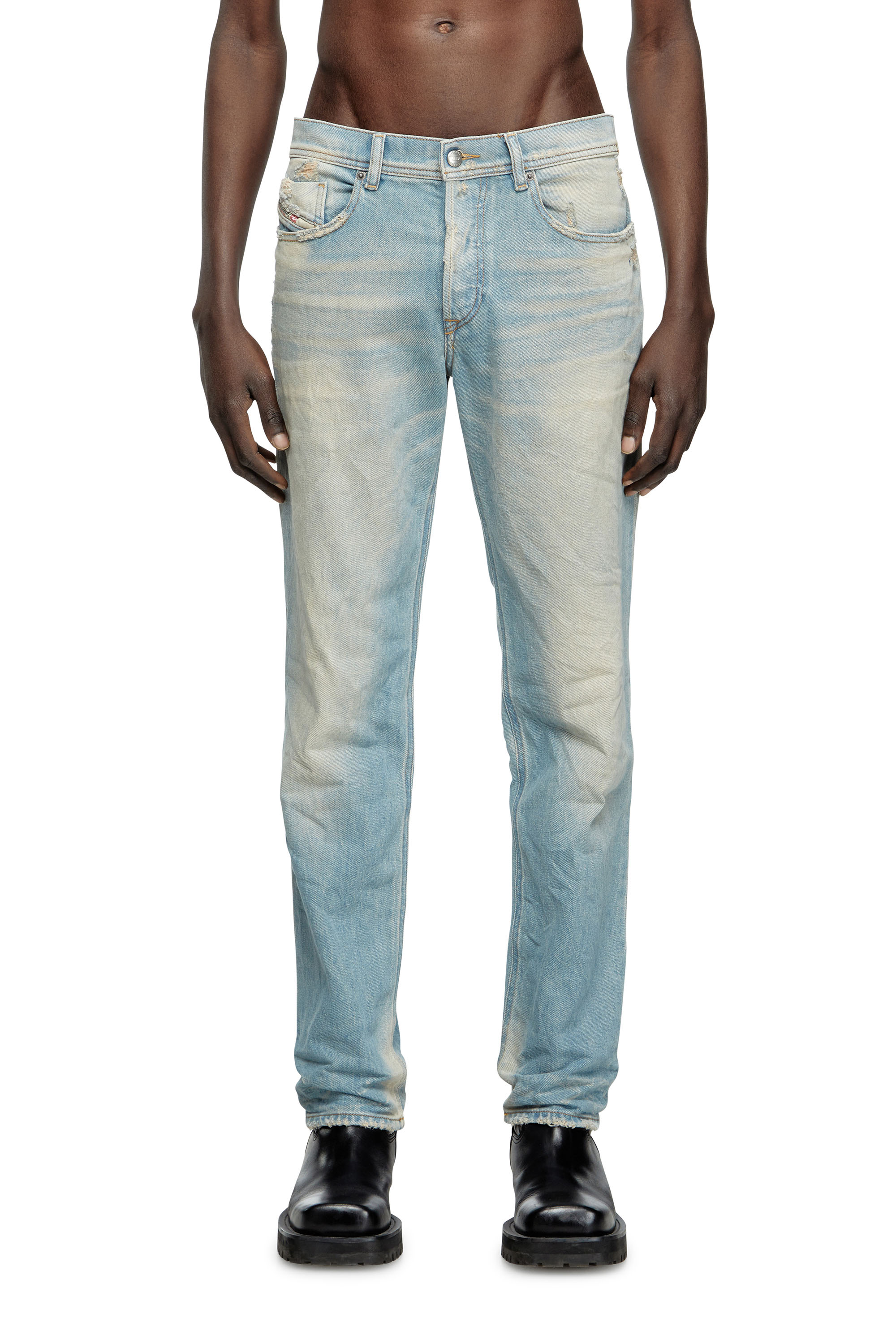 Diesel - Man's Regular Jeans 2023 D-Finitive 09L23, Light Blue - 2