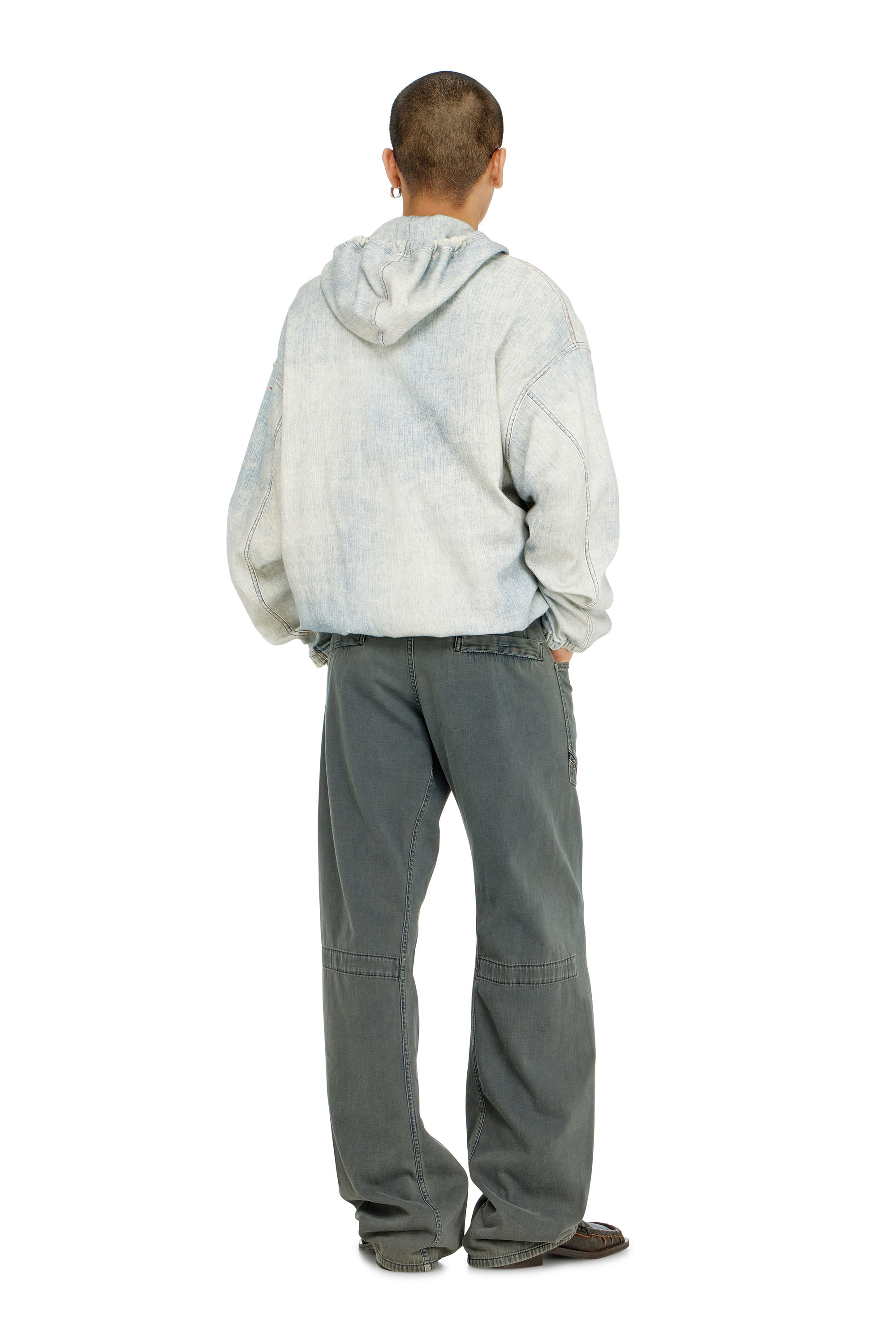 Diesel - Man's Relaxed Jeans D-Zeta 068WR, Grey - 4