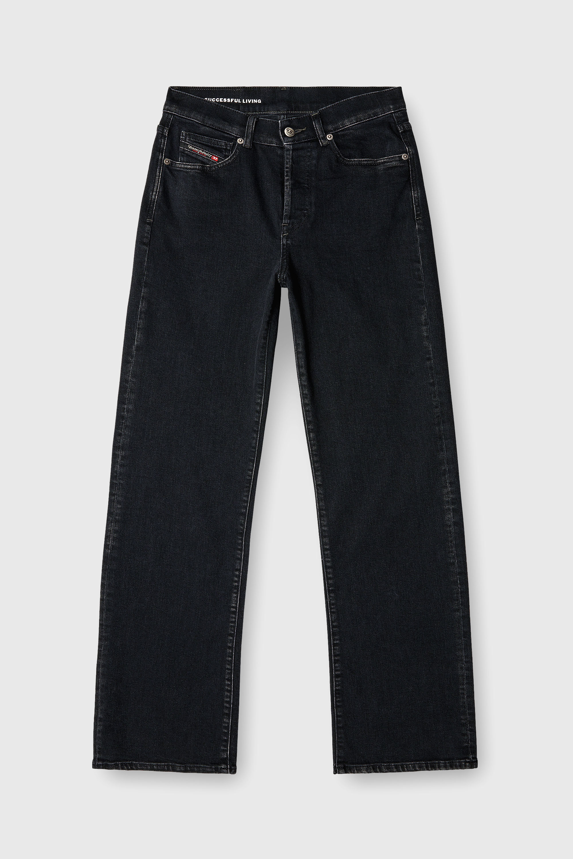 Diesel - Woman's Regular Jeans 1971 D-Sent 09N89, Black/Dark grey - 6