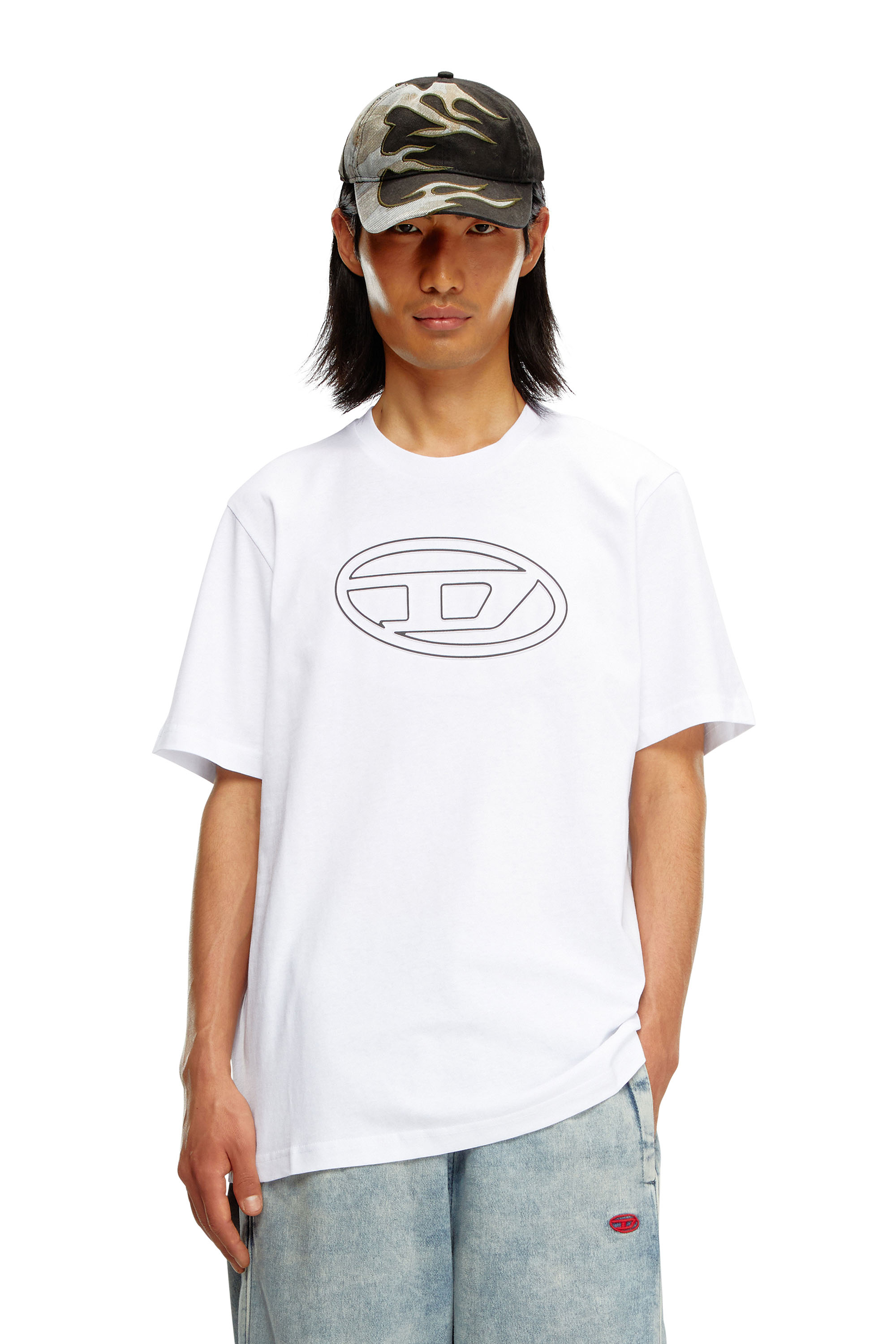 Diesel - T-JUST-BIGOVAL, White - Image 1