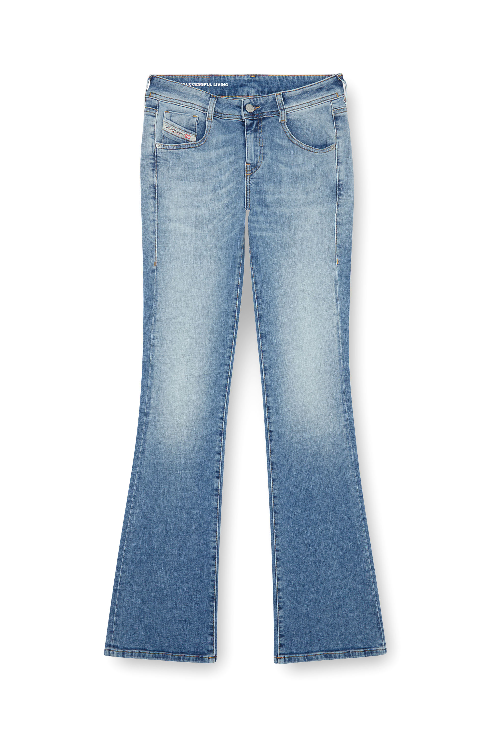 Bootcut Jeans 1969 D-Ebbey 09K06, Light Blue Diesel - Woman's Bootcut Jeans 1969 D-Ebbey 09K06, Light Blue - 2