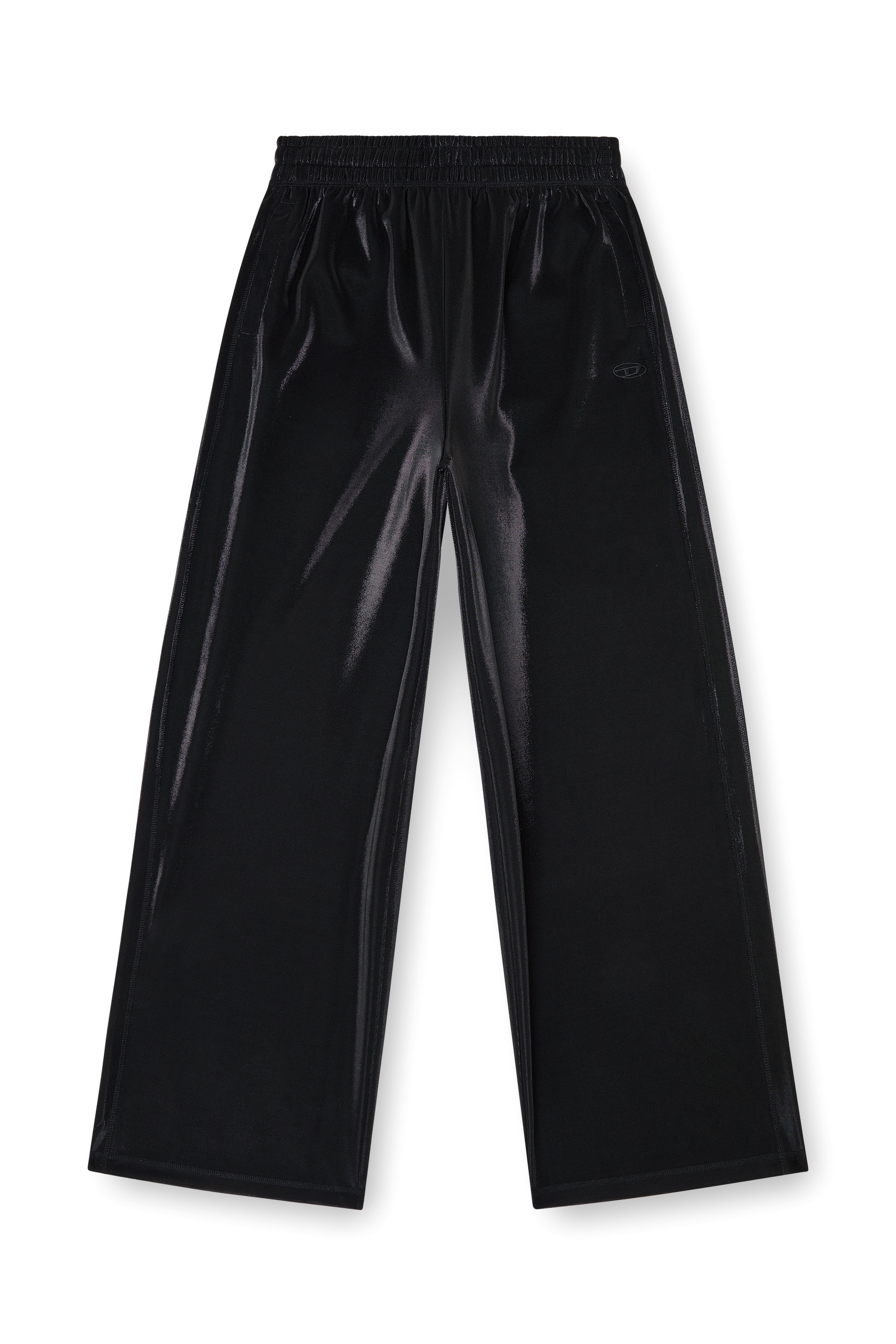 Diesel - P-ROSY, Woman's Sweatpants in shiny piquet fabric in null - 2