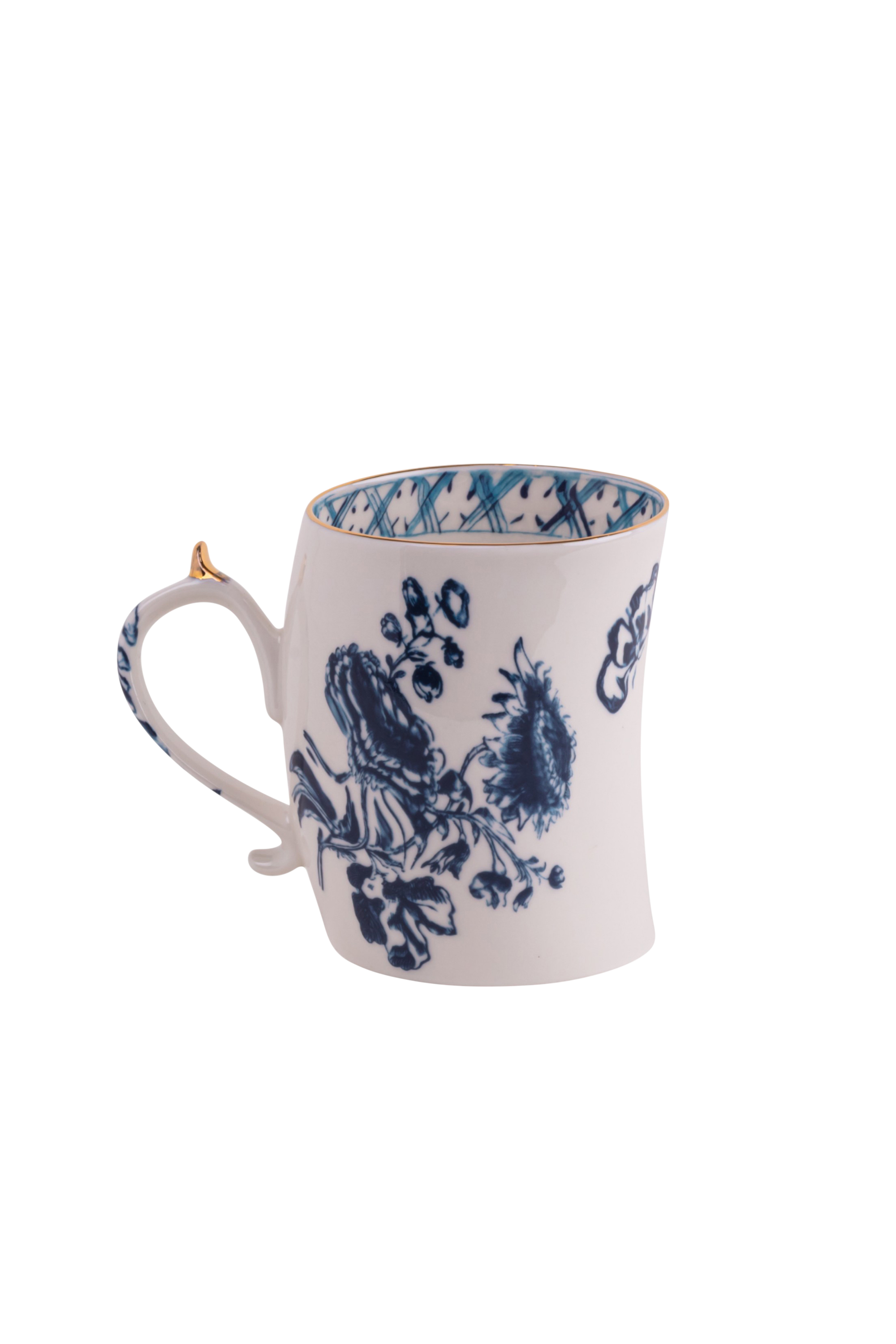 Diesel - 11256 PORCELAIN MUG "CLASSIC ON ACID" -, Unisex's Porcelain mug in White/Blue - 4