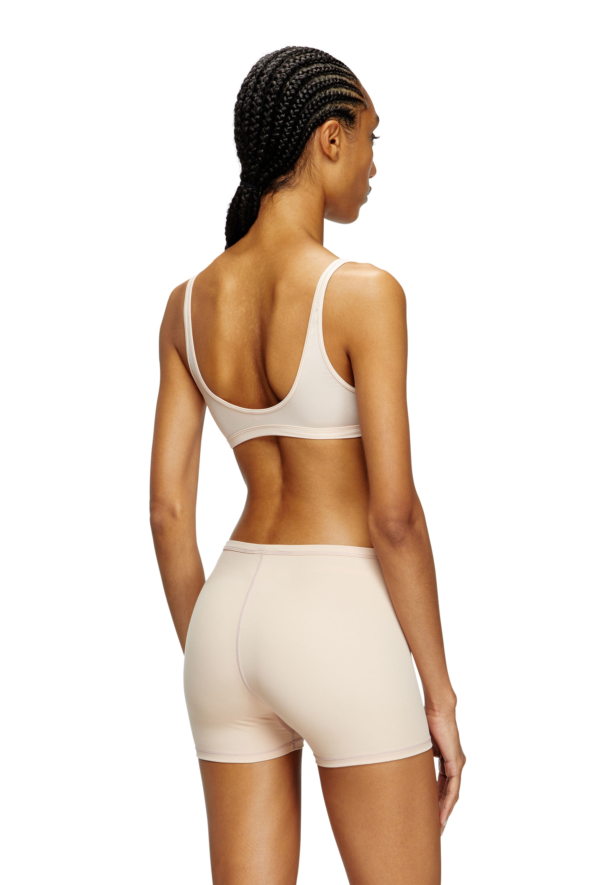 Diesel - TANIA-UTLT, Woman's Bralette with cut-out Oval D detail in Nude - 4