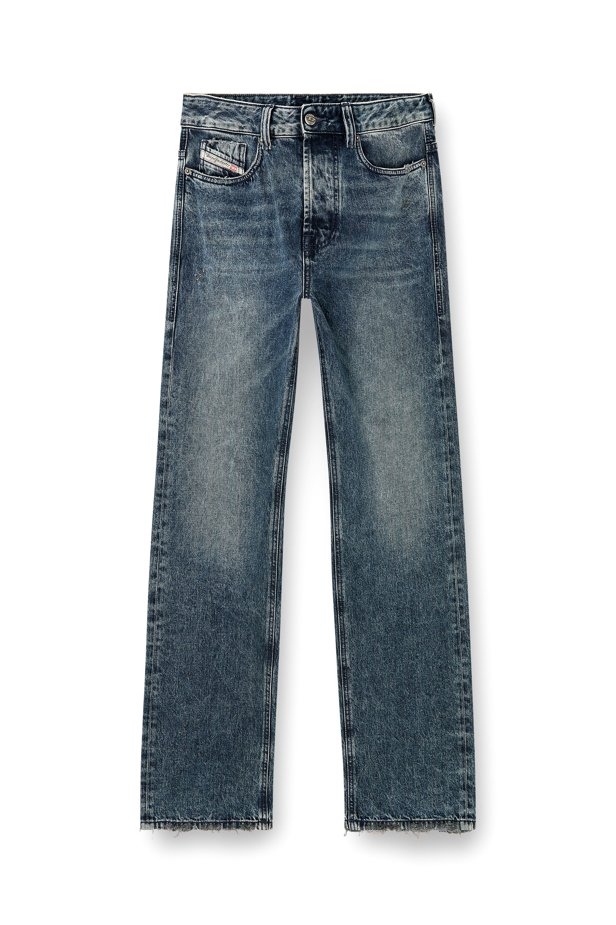 Diesel - Man's Relaxed Jeans 1980 D-Eeper 09N68, Dark Blue - 3