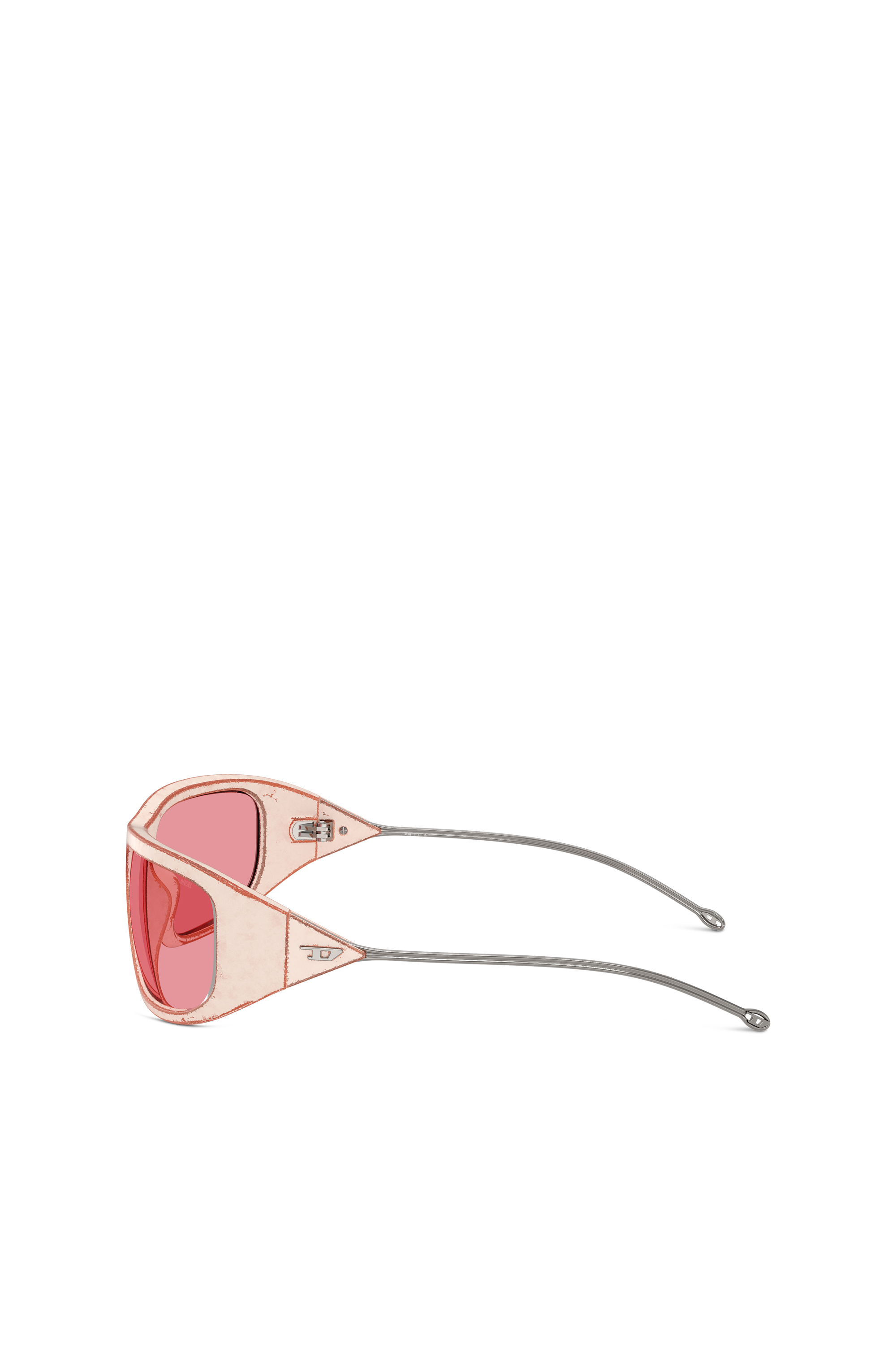 Diesel - 0DL3001, Unisex's Wraparound style sunglasses in Pink - 2