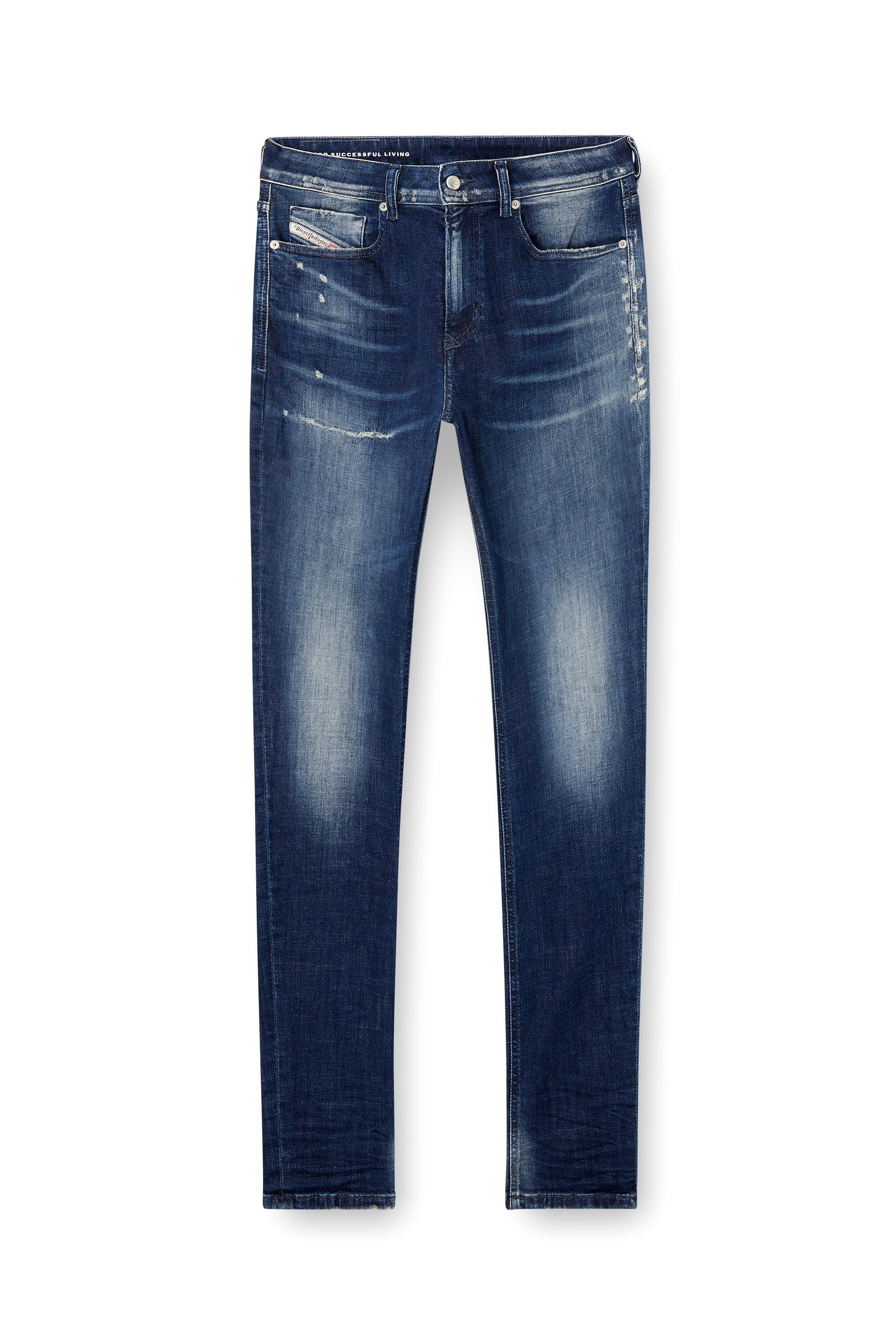 Skinny Jeans 1979 Sleenker 09L97, Dark Blue Diesel - Man's Skinny Jeans 1979 Sleenker 09L97, Dark Blue - 2