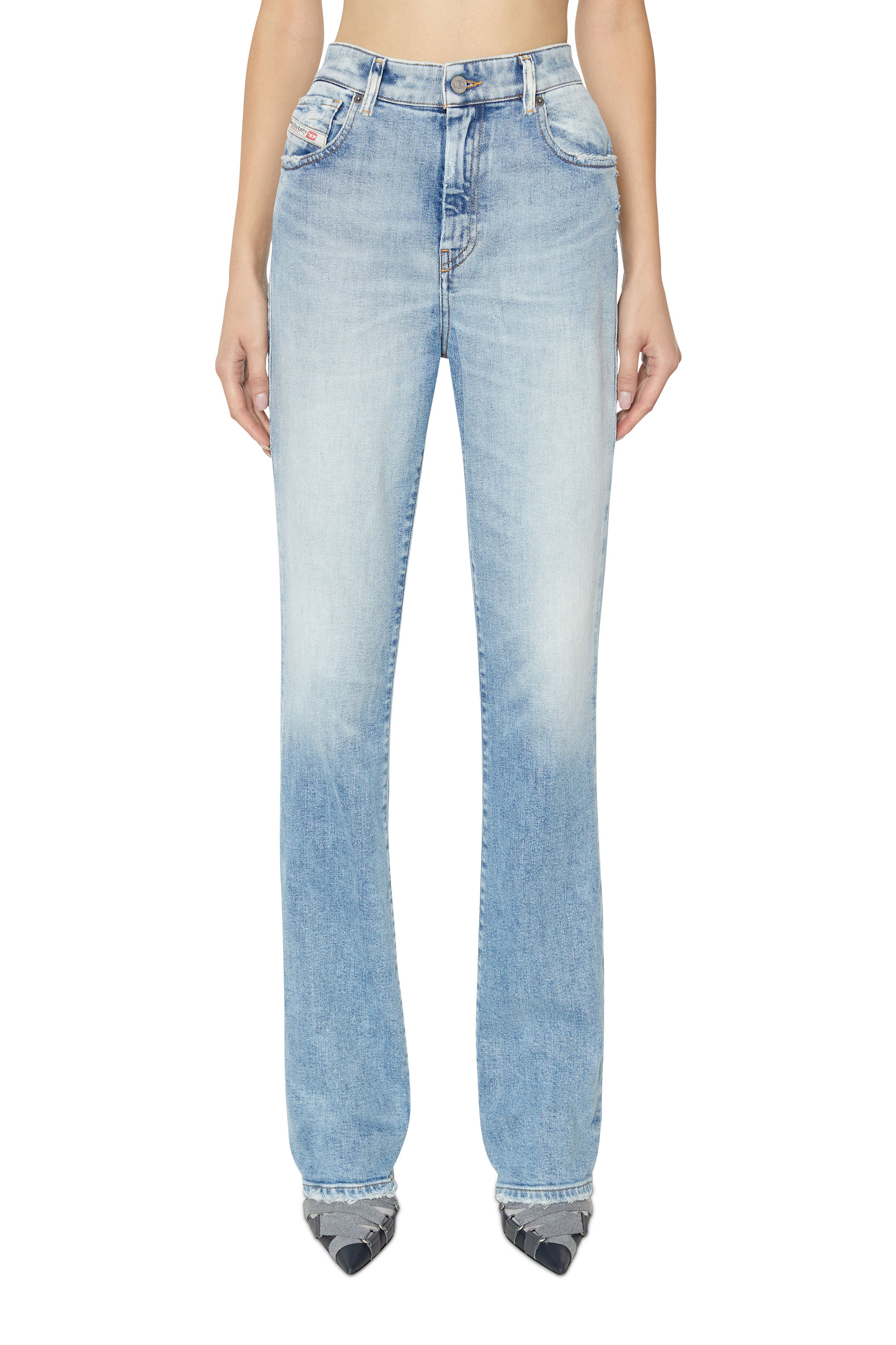 Diesel - Bootcut and Flare Jeans 2003 D-Escription 09E67, Light Blue - Image 2