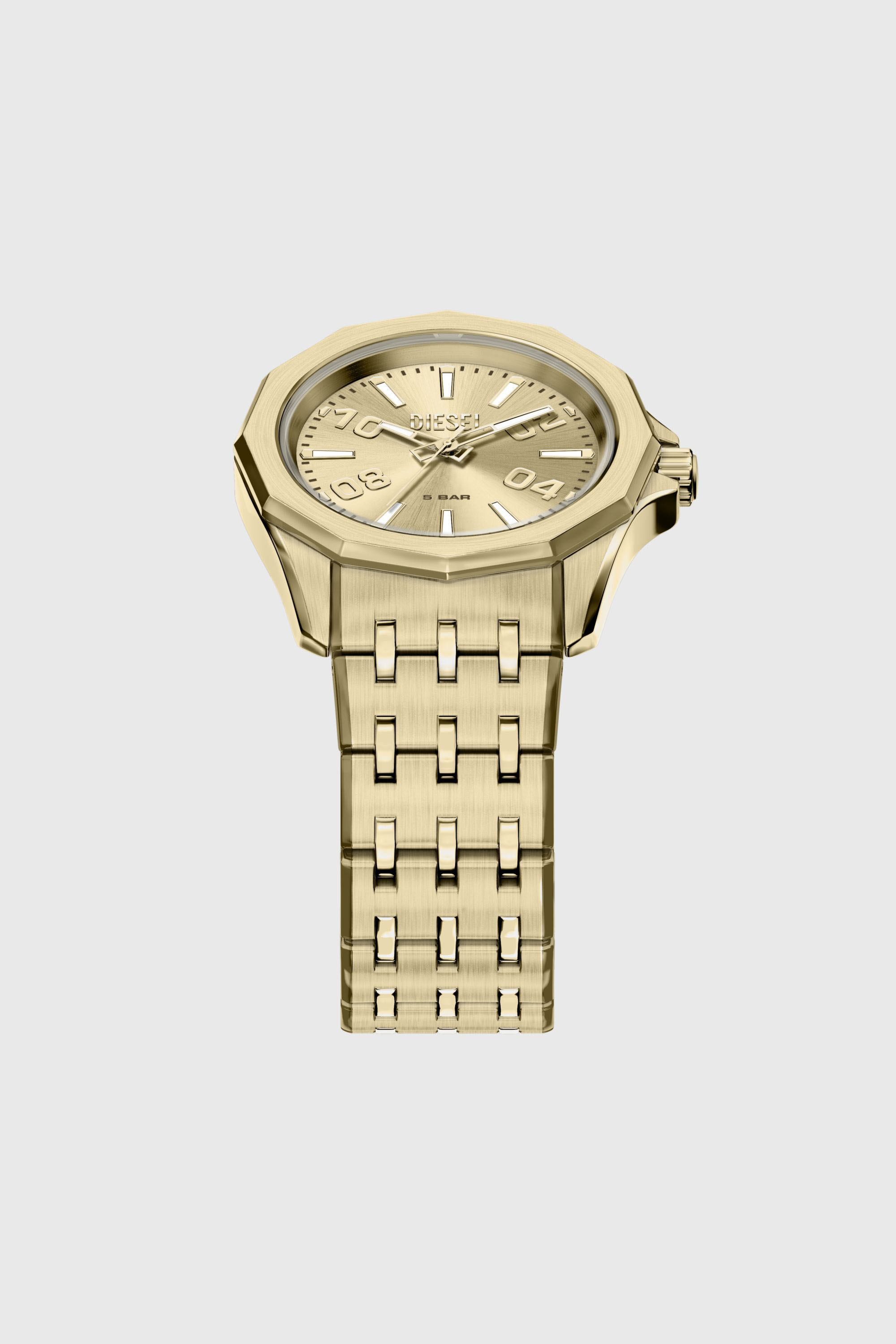 Diesel - DZ2239 WATCH, Man's Stinger gold-tone stainless steel watch in Gold - 4