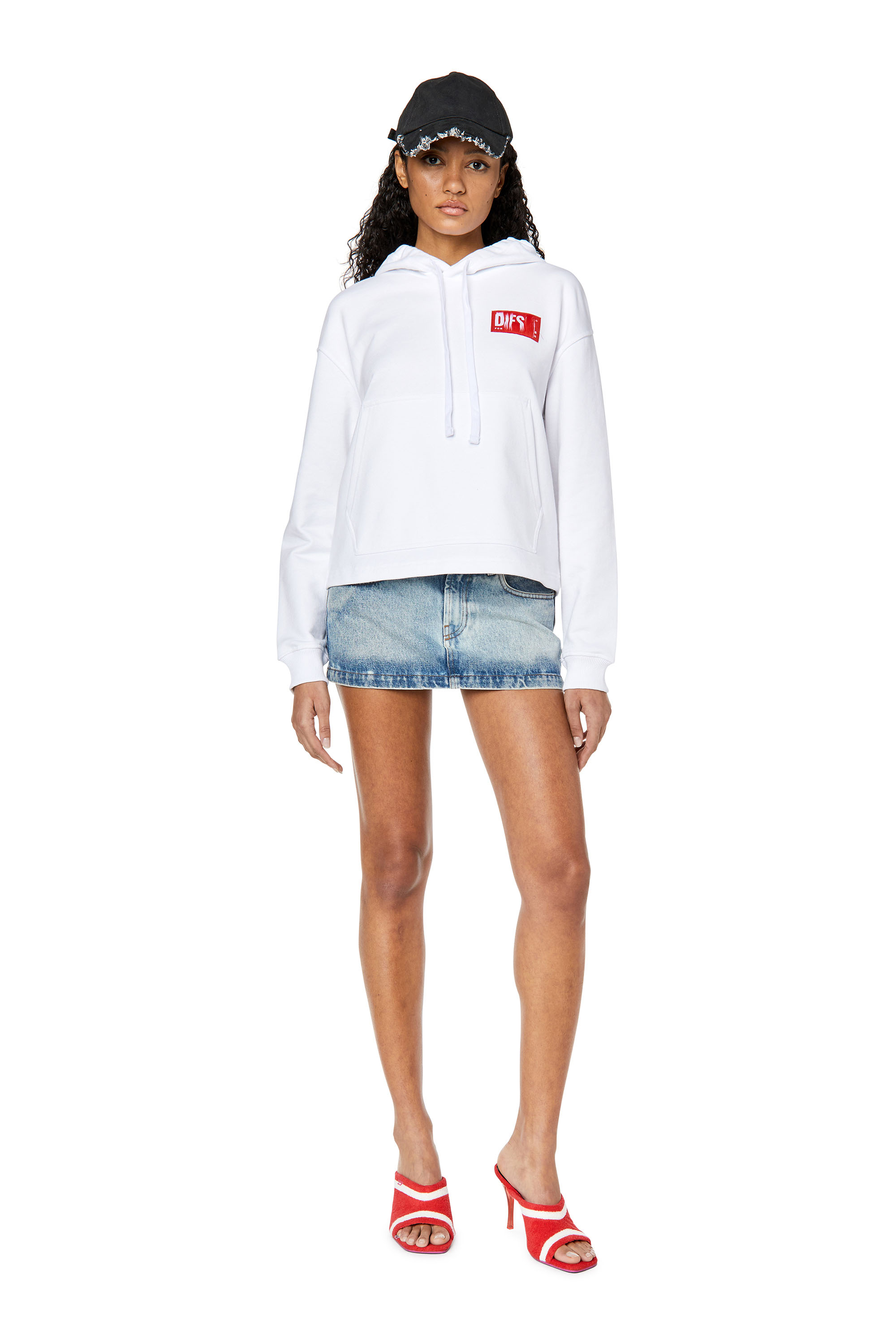 Diesel - F-JARALABEL-HOOD, White - Image 2
