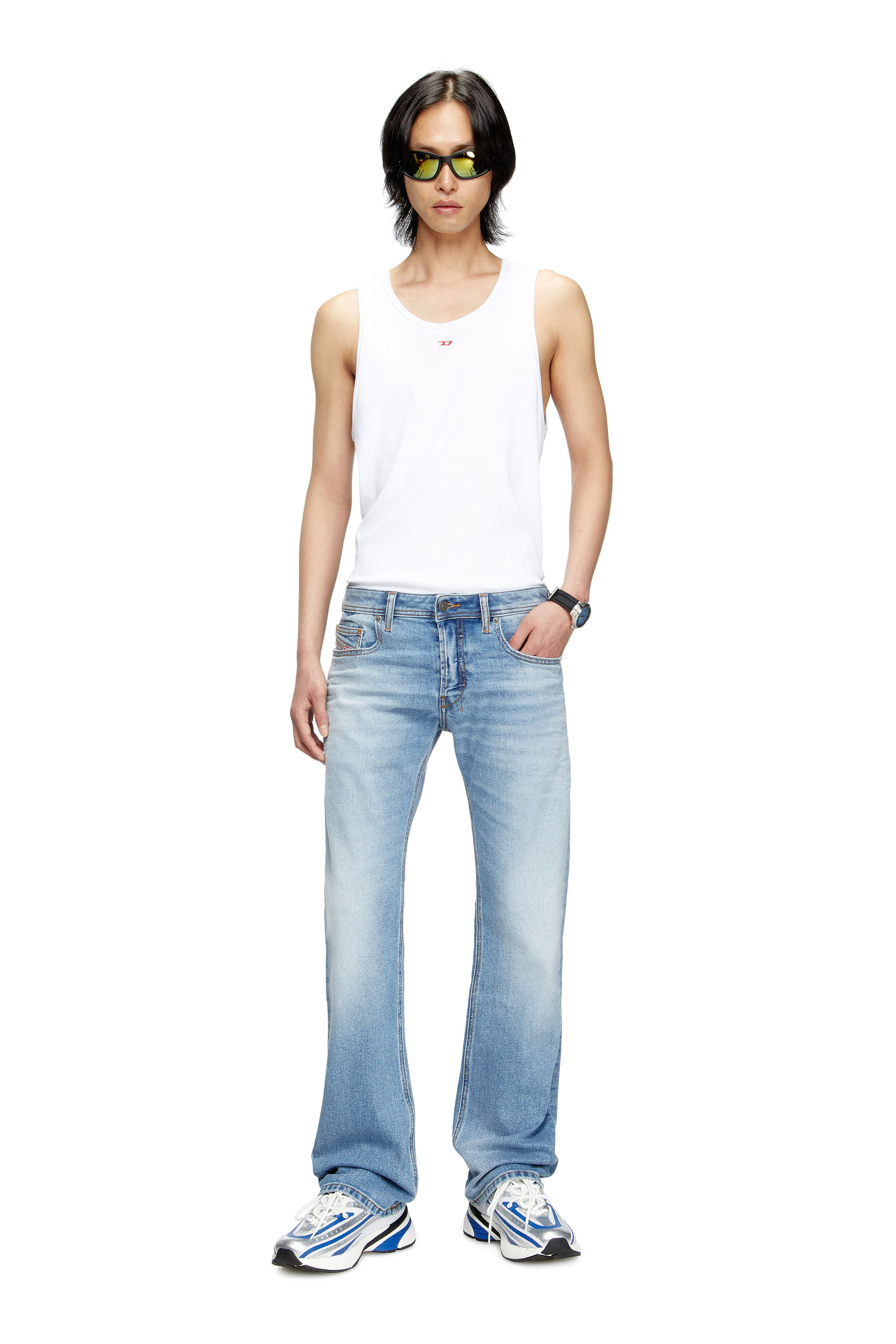 Bootcut Jeans 2007 Zatiny 0DBDV, Light Blue Diesel - Man's Bootcut Jeans 2007 Zatiny 0DBDV, Light Blue - 1