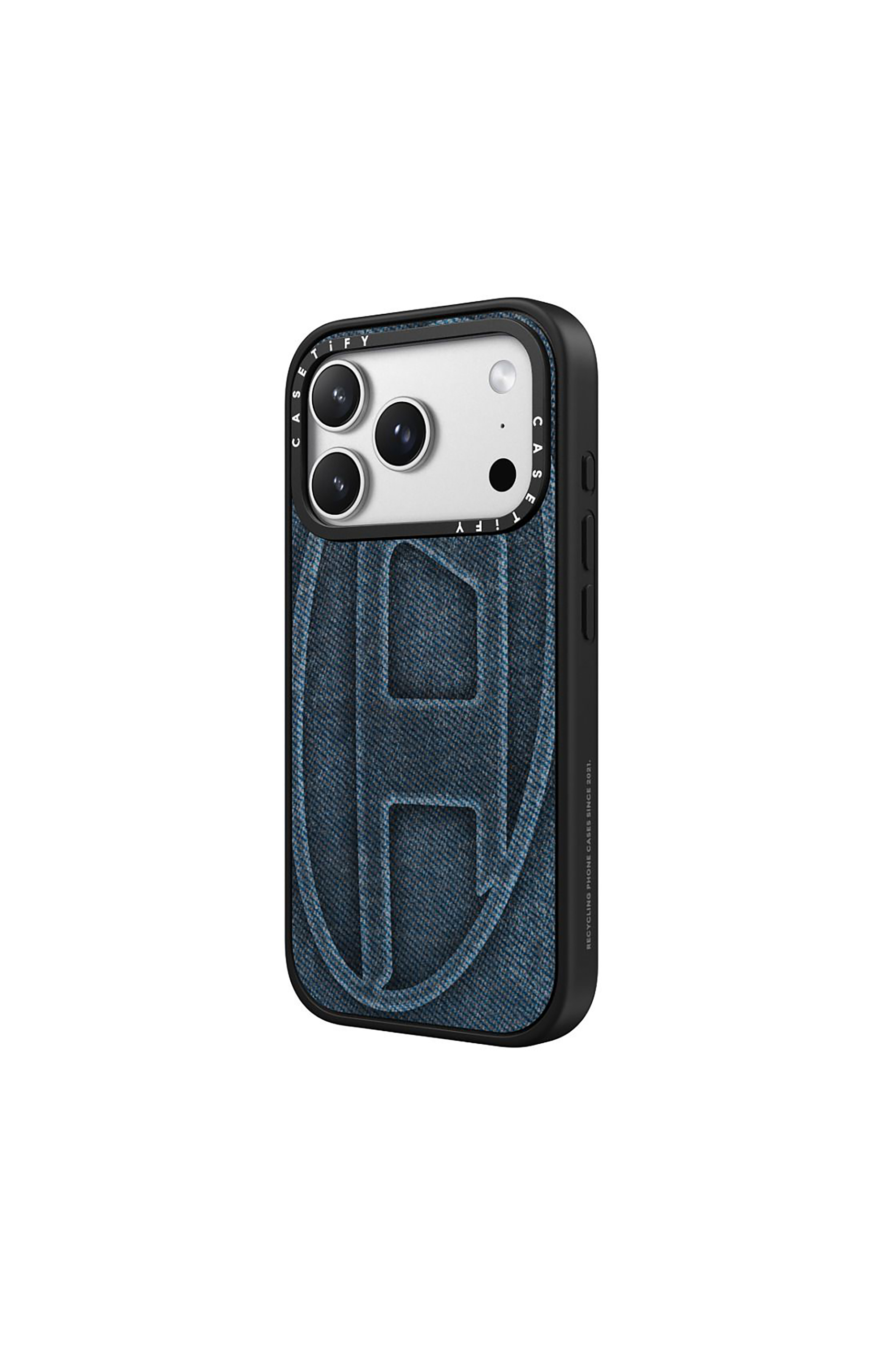 Diesel - 60579 MOULDED CASE, Unisex's Oval D impact case for iPhone 17 Pro Max in Blue - 2