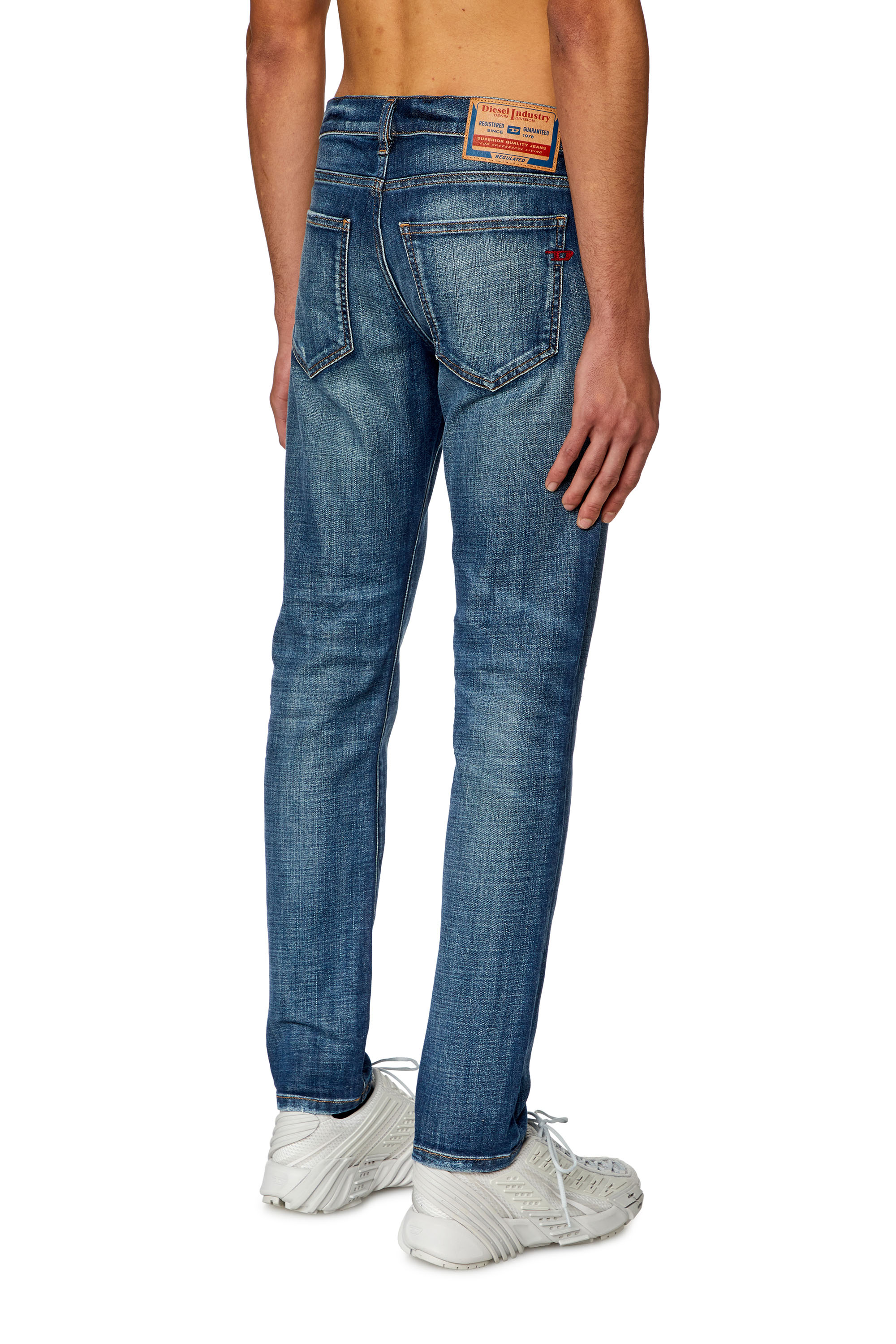 Diesel - Man Slim Jeans 2019 D-Strukt 0DQAA, Dark Blue - Image 3