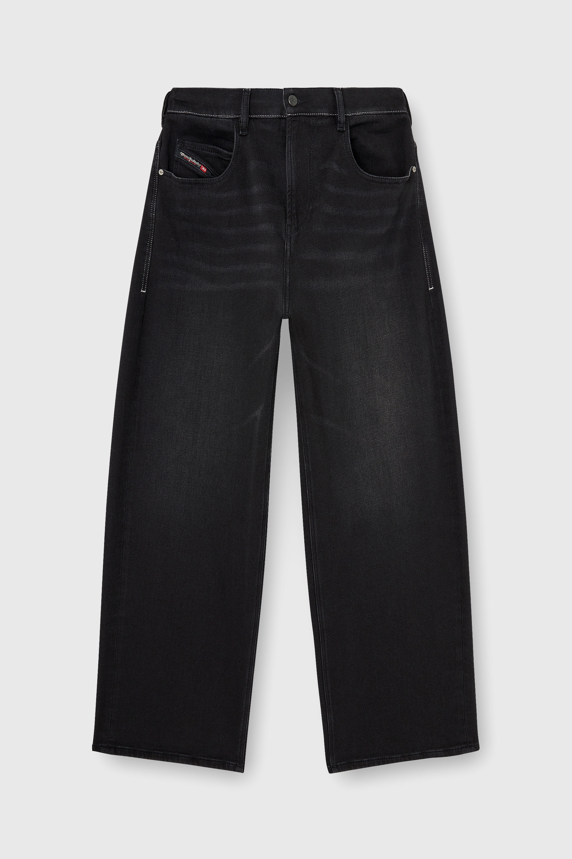 Diesel - Unisex's Relaxed 2097 D-Enim-M Joggjeans&reg; 09P90, Black/Dark grey - 6