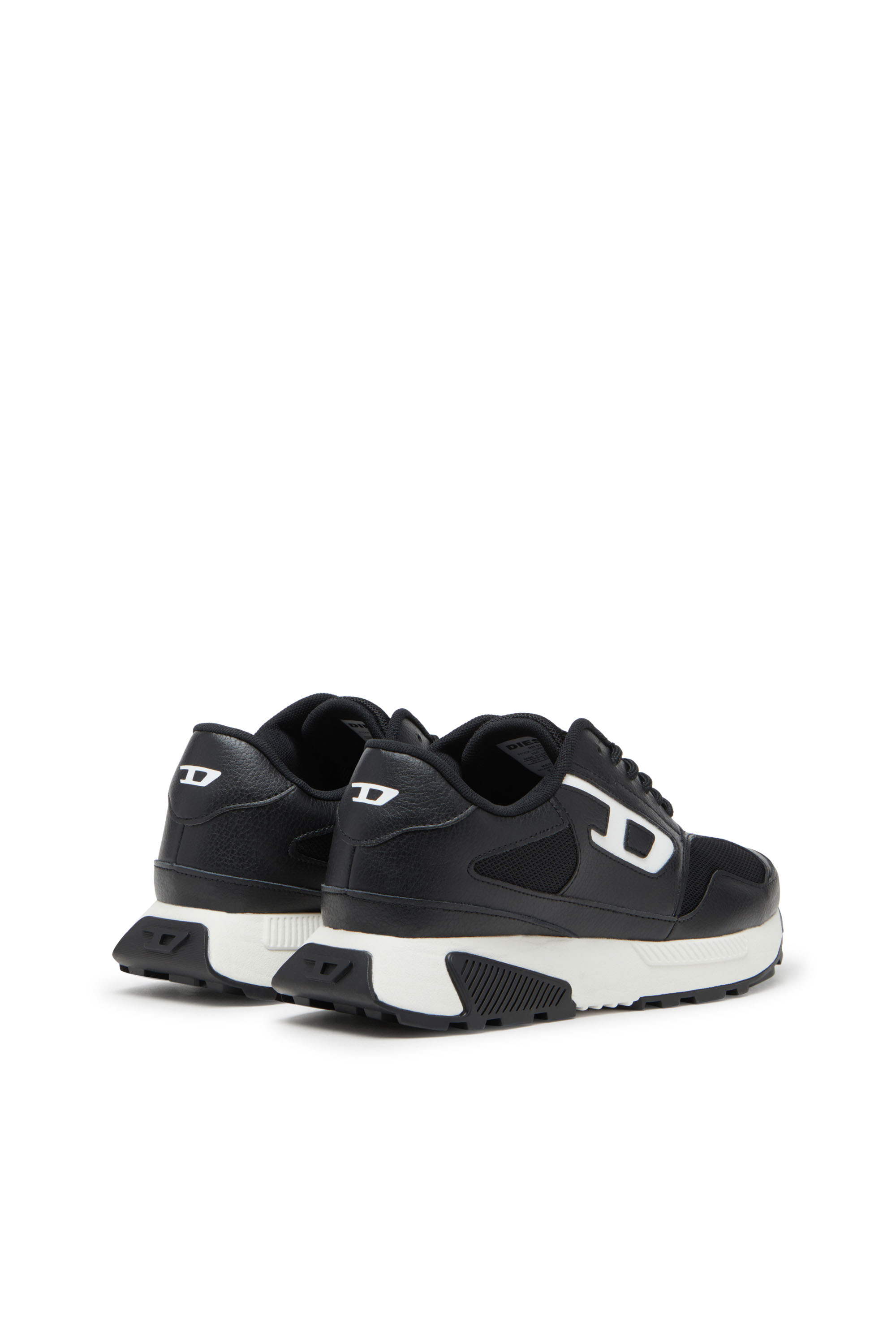 Diesel - S-TAME-D RUNNING, Man's Sneakers in mesh, suede and PU in Black - 3