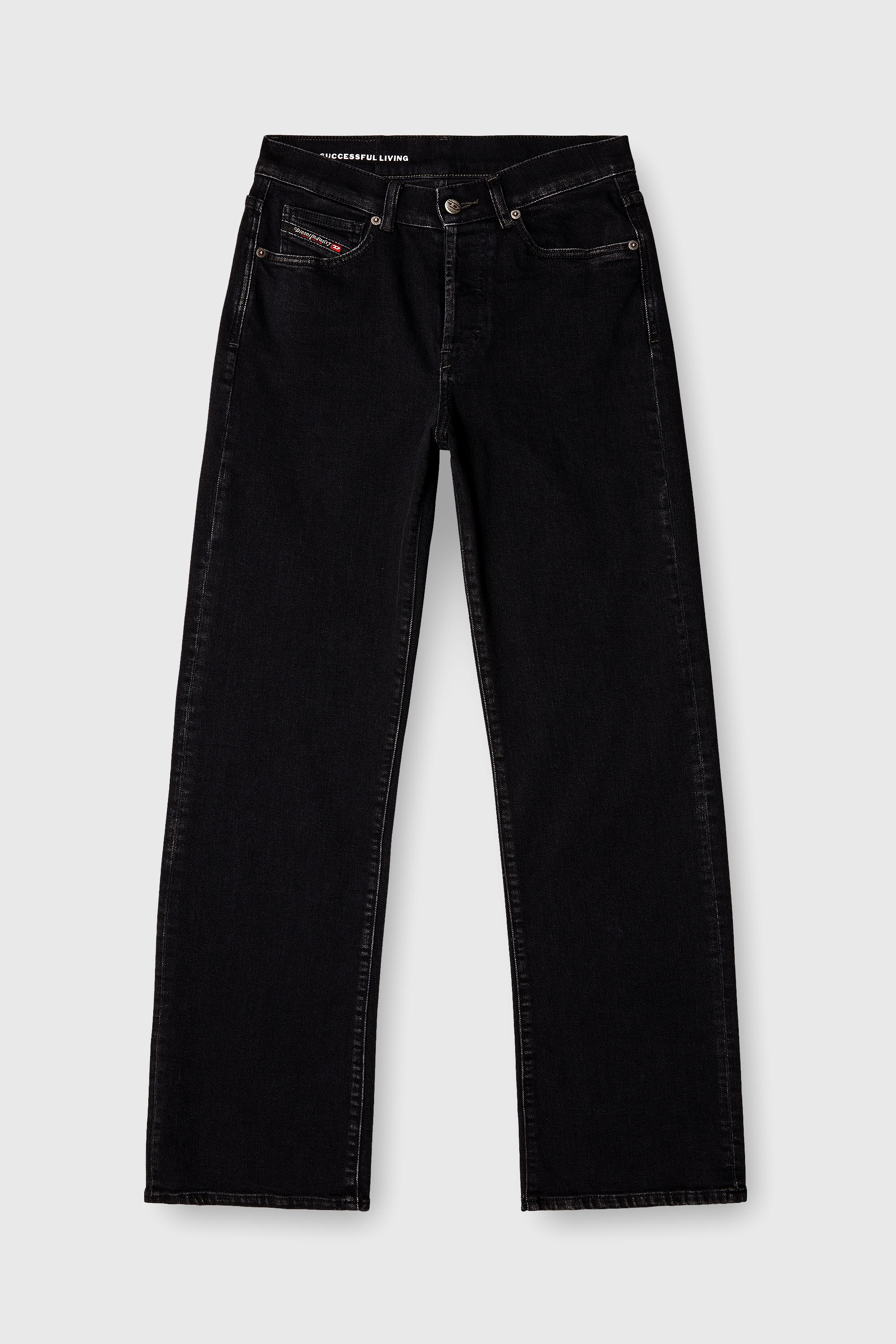 Diesel - Woman's Regular Jeans 1971 D-Sent 09N89, Black/Dark grey - 2