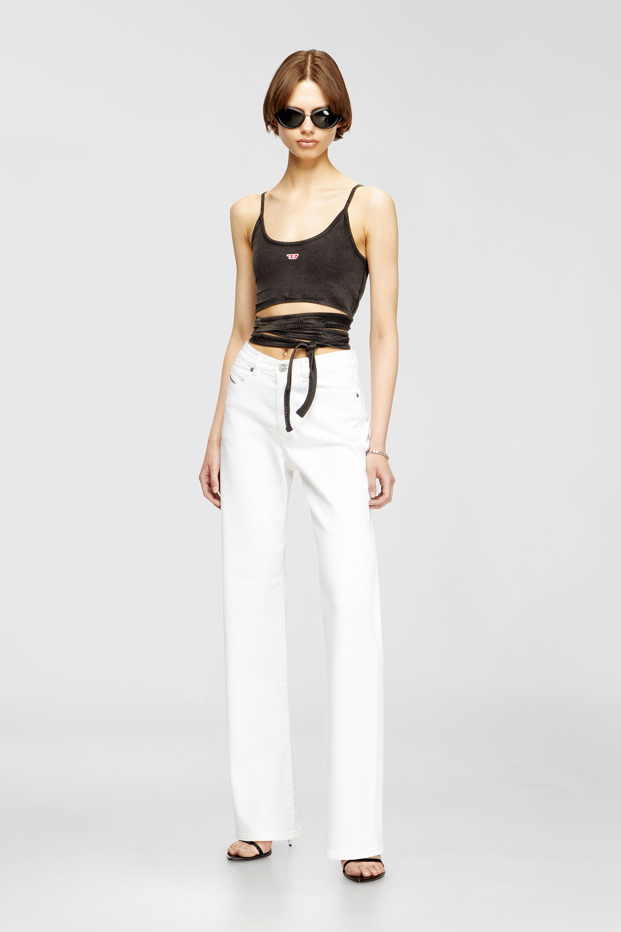 Diesel - Woman's Regular Jeans 1971 D-Sent 09K05, White - 1