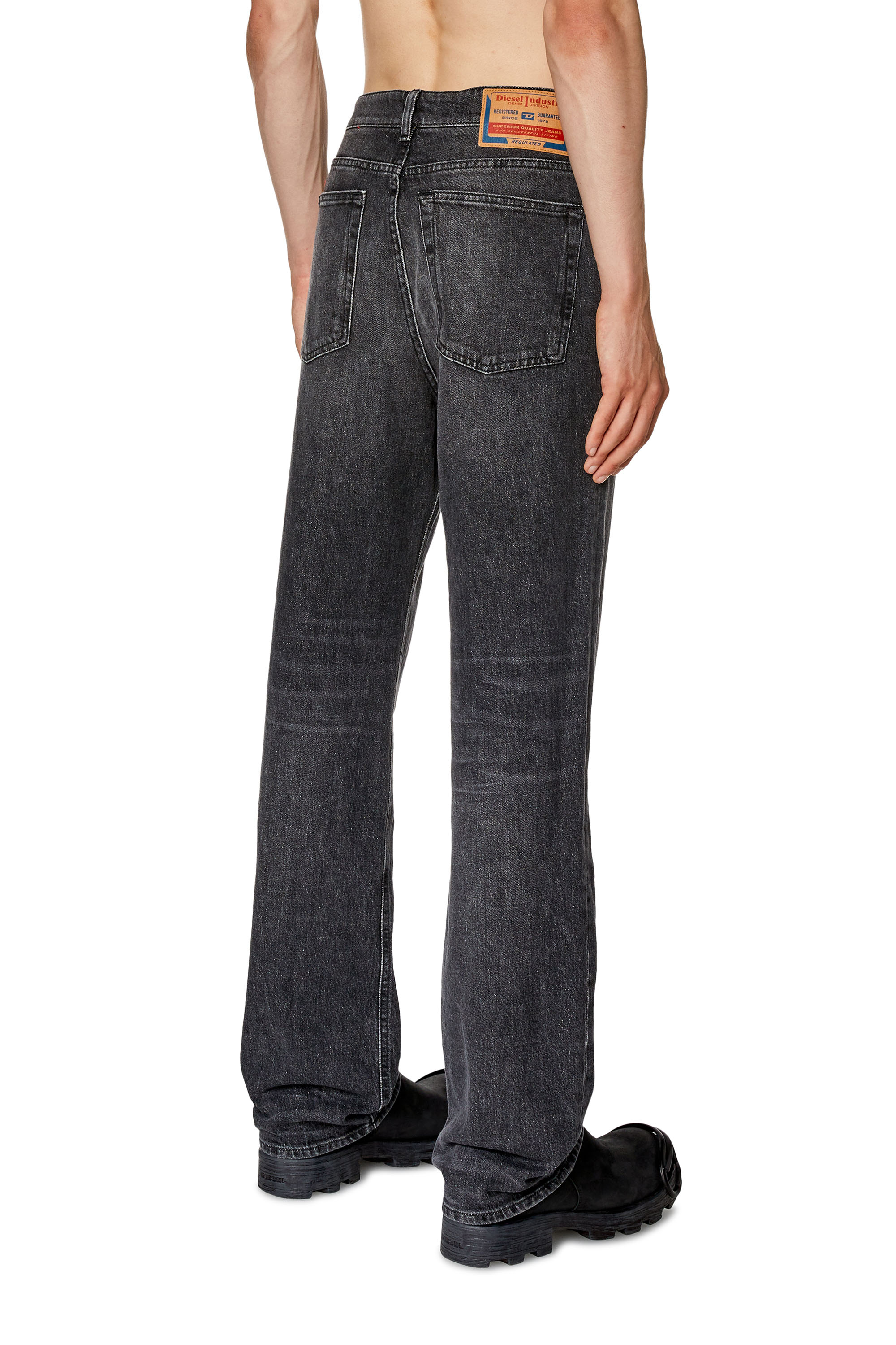 Diesel - Straight Jeans 1955 D-Rekiv 0CKAH, Black/Dark grey - Image 2