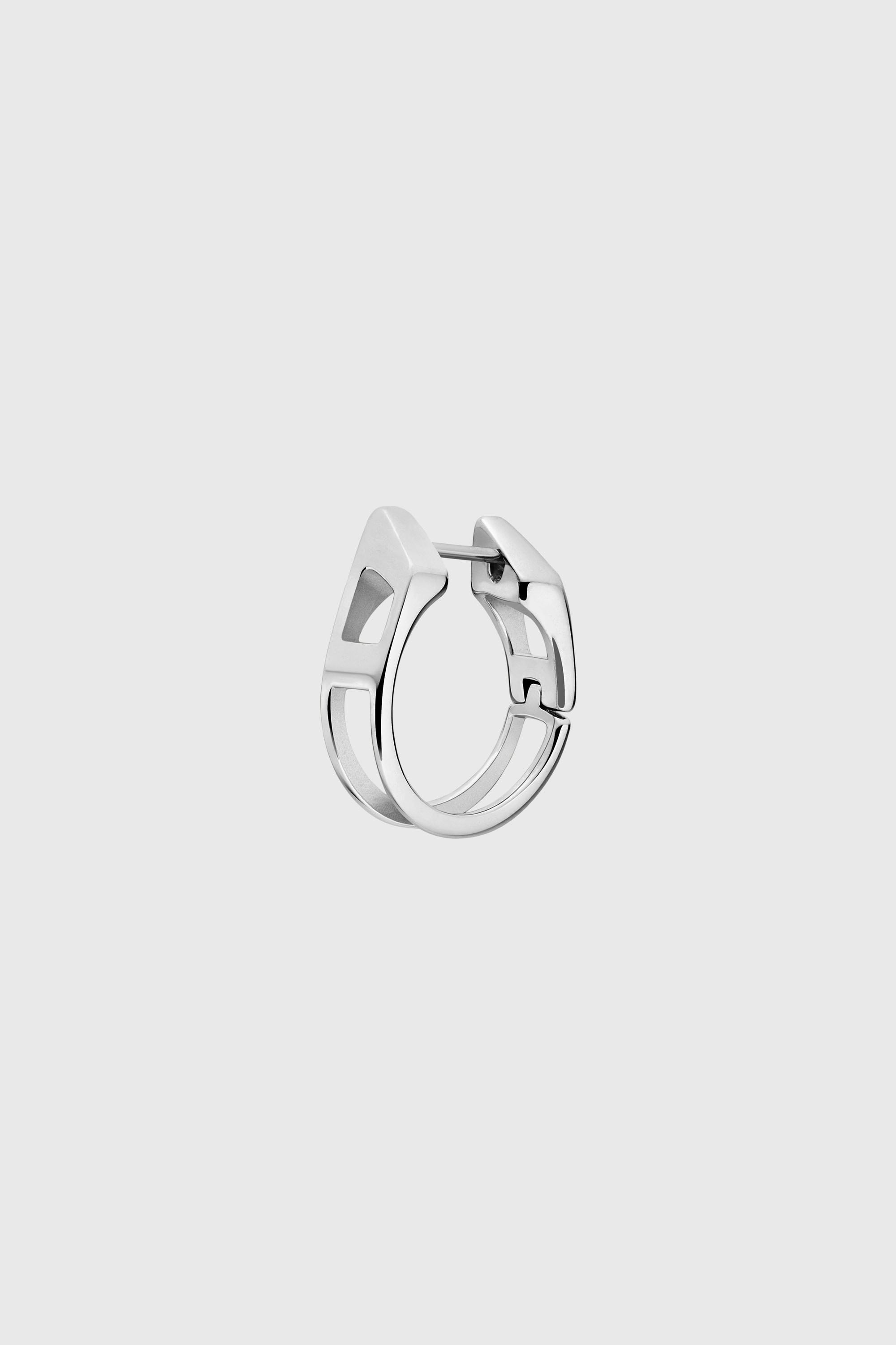 Diesel - DX167340 JEWELLERY, Unisex's Stainless Steel Hoop Earring in Silver - 1
