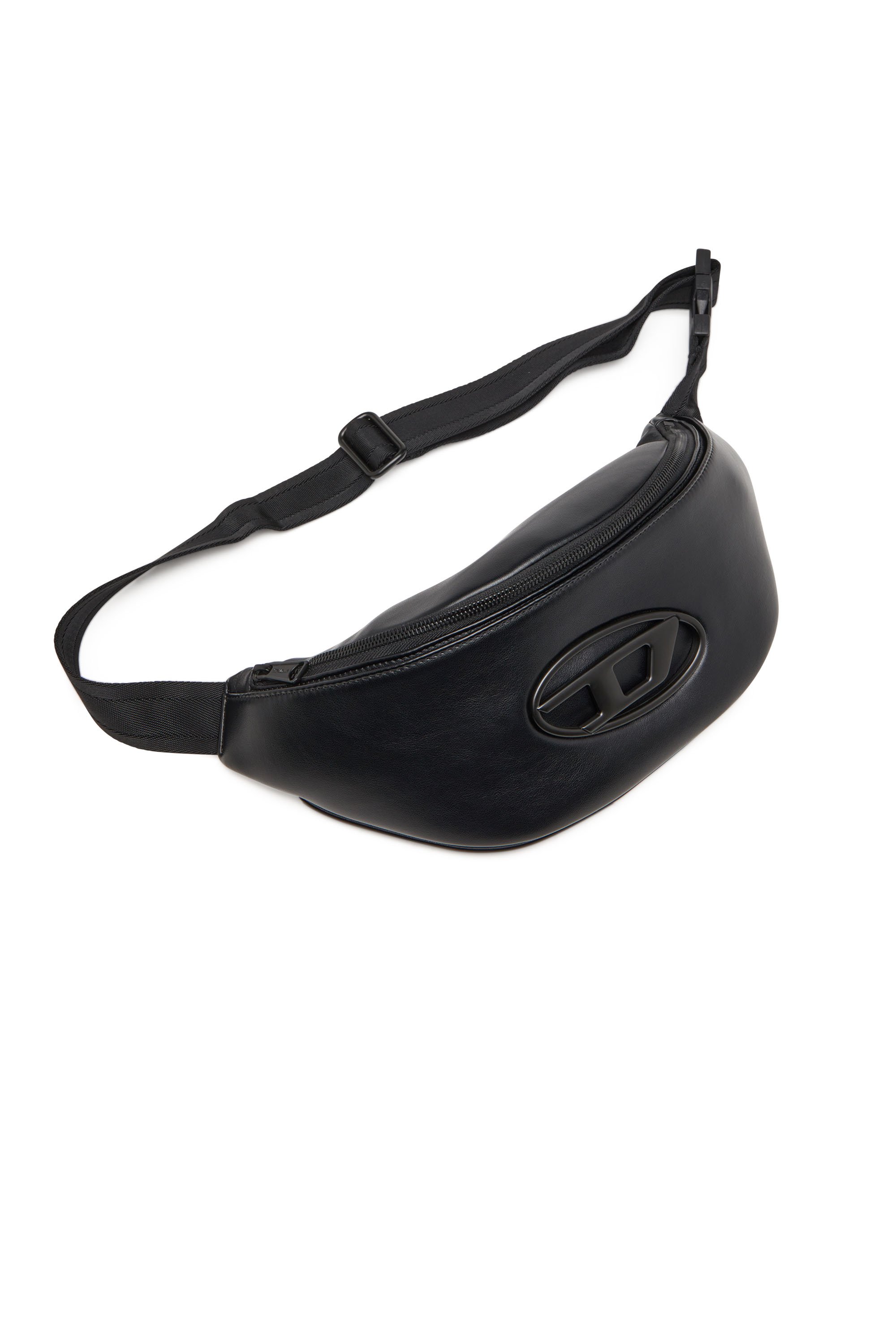 Diesel - HOLI-D BELT BAG M, Man's Belt bag in PU and neoprene in Black - 5