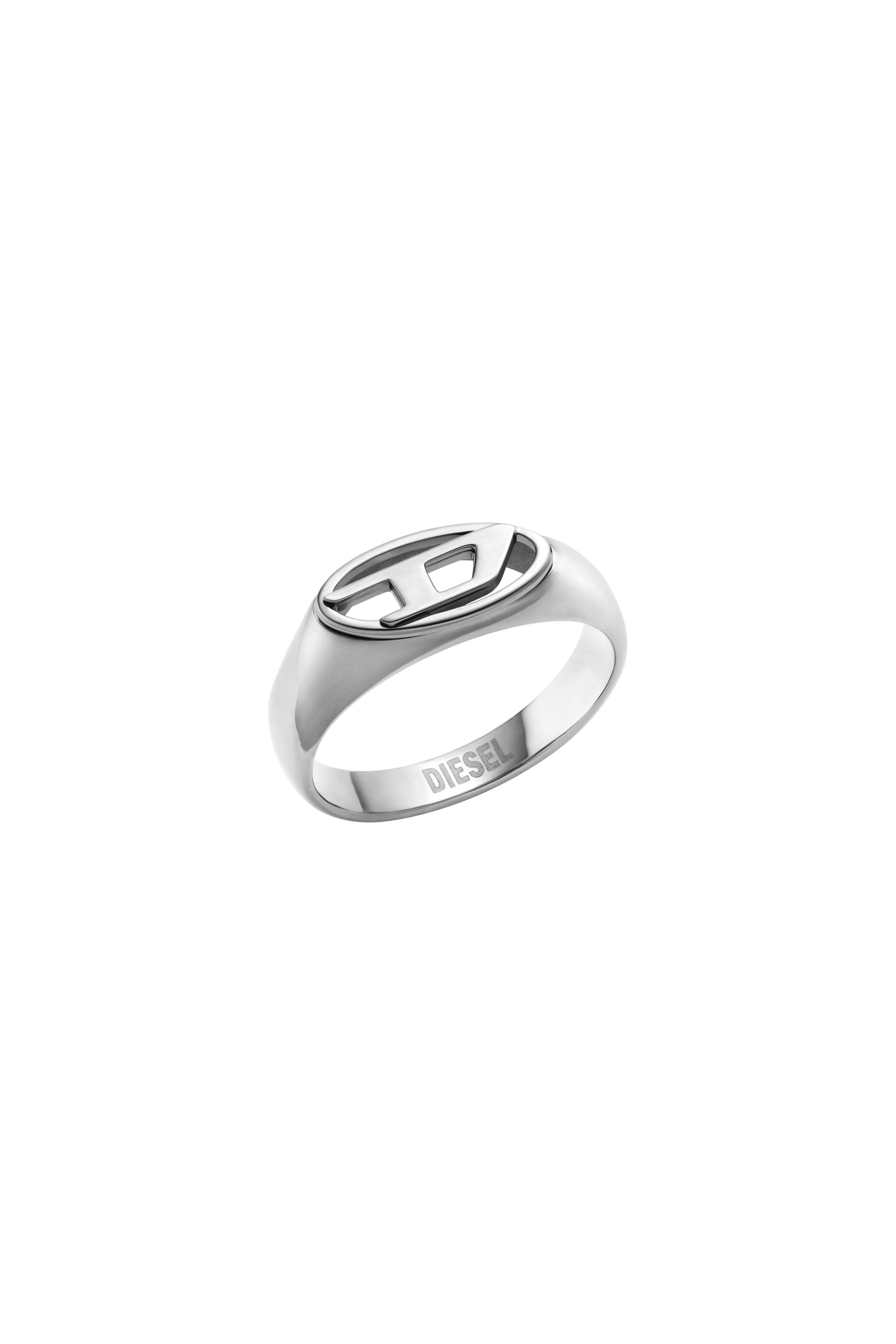 Diesel - DX1587040 JEWEL, Unisex's Stainless Steel Signet Ring in Silver - 1