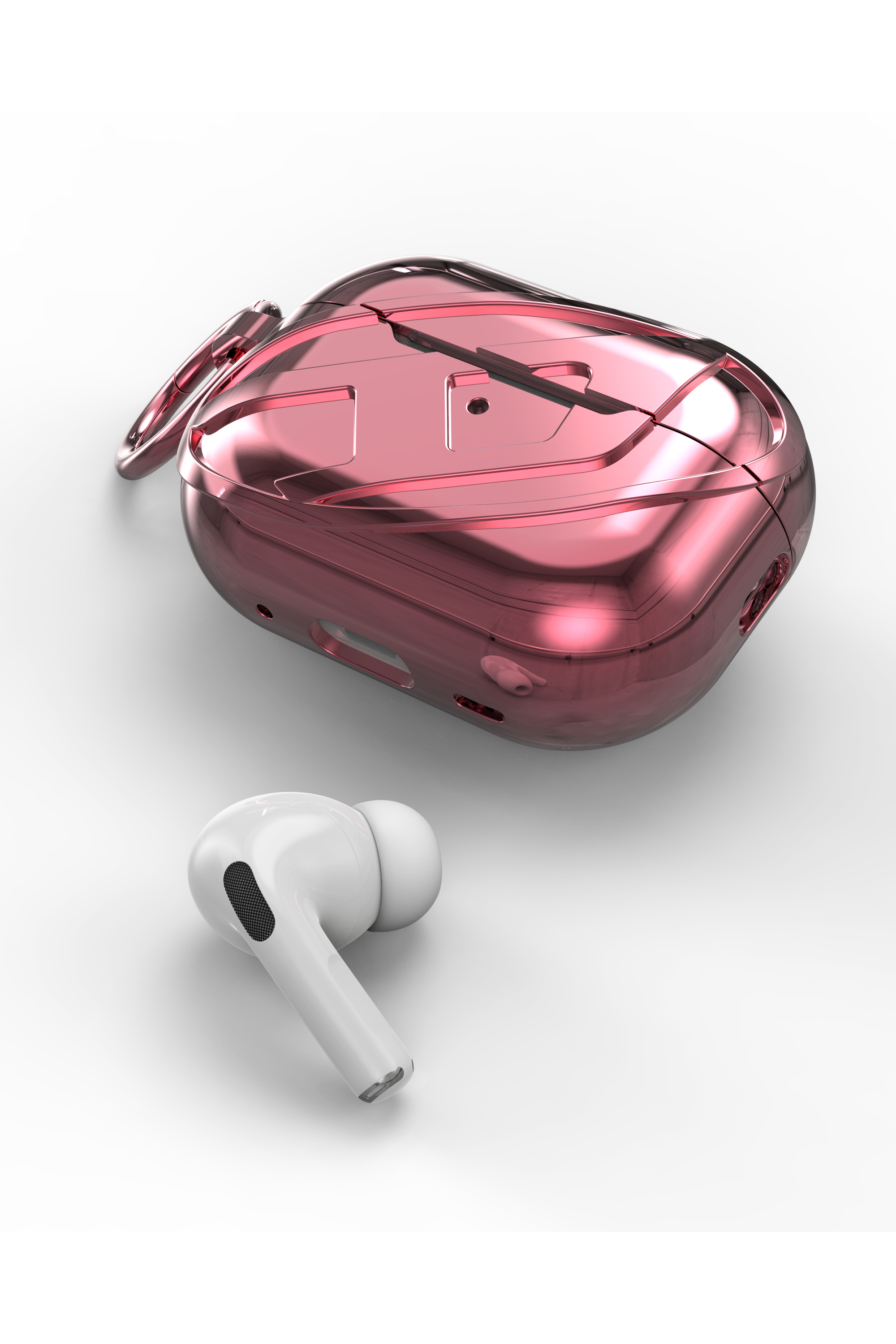 Diesel - 60276 MOULDED CASE, Unisex's Airpods Case Airpods Pro / Pro 2 in Pink - 4